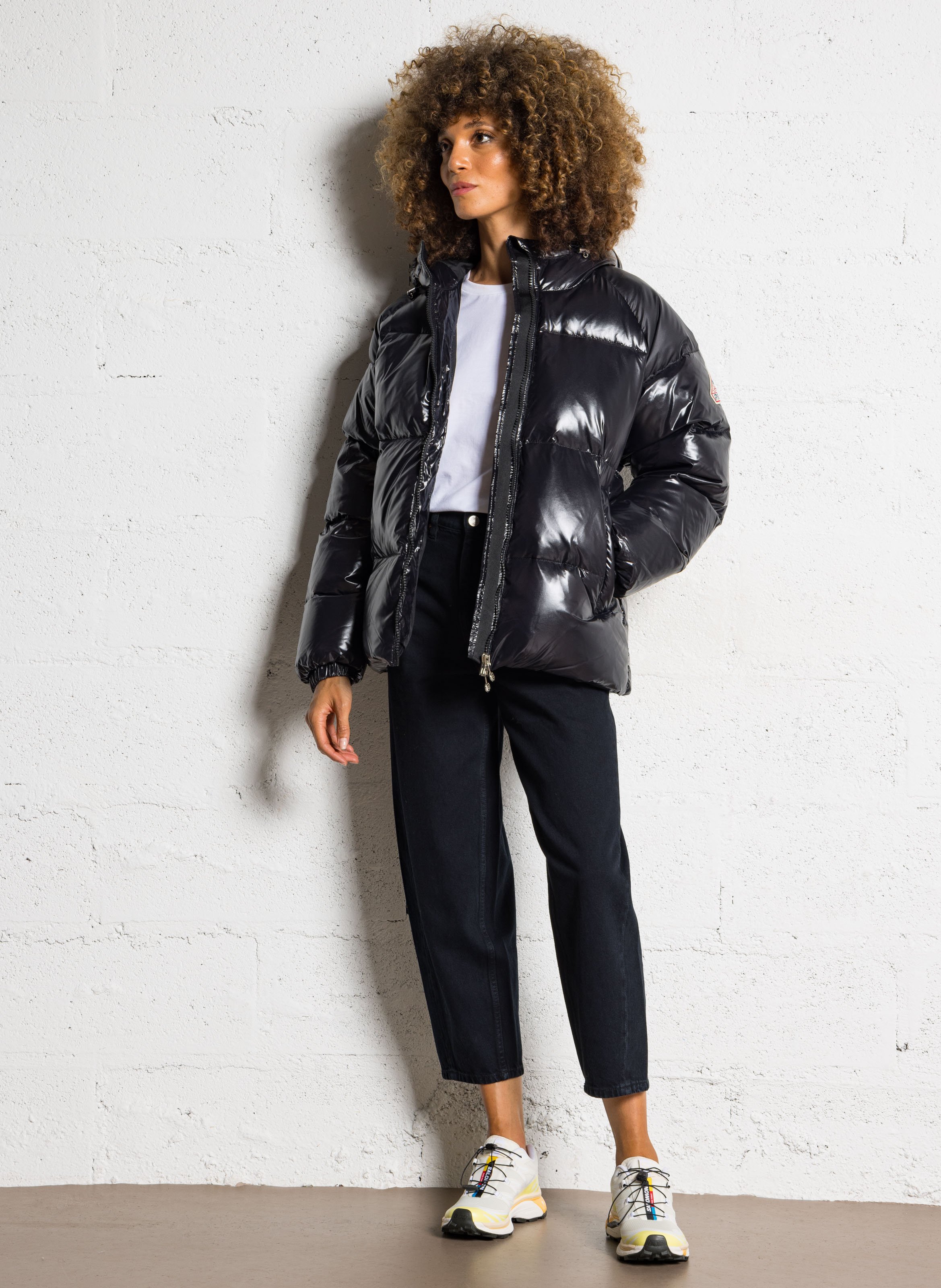 Winterjas met capuchon Sten PYRENEX Zwart