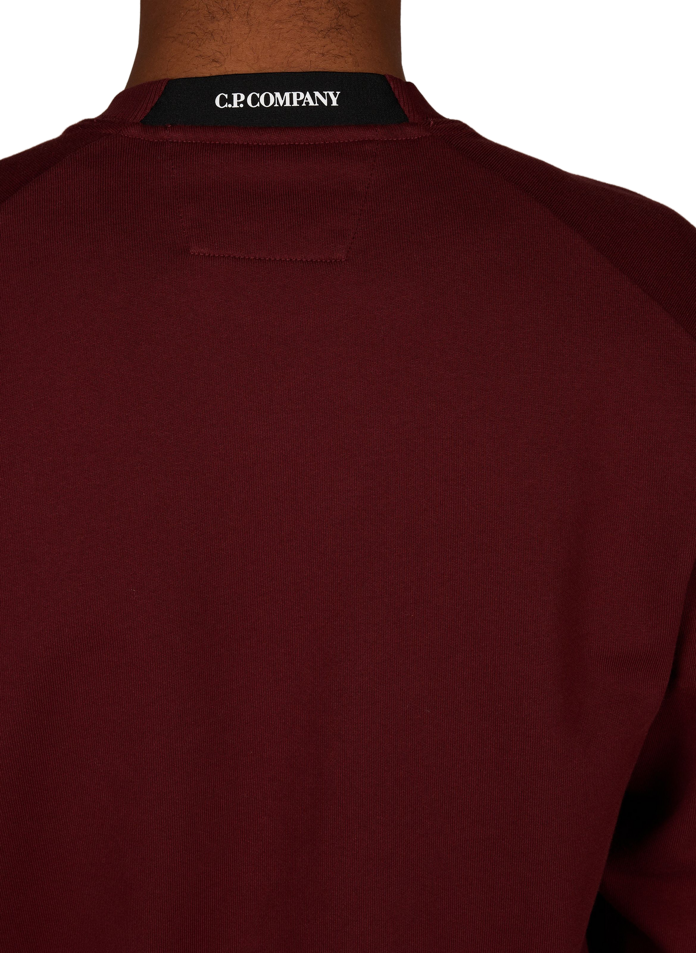 Felpa diritta in cotone CP COMPANY Rosso