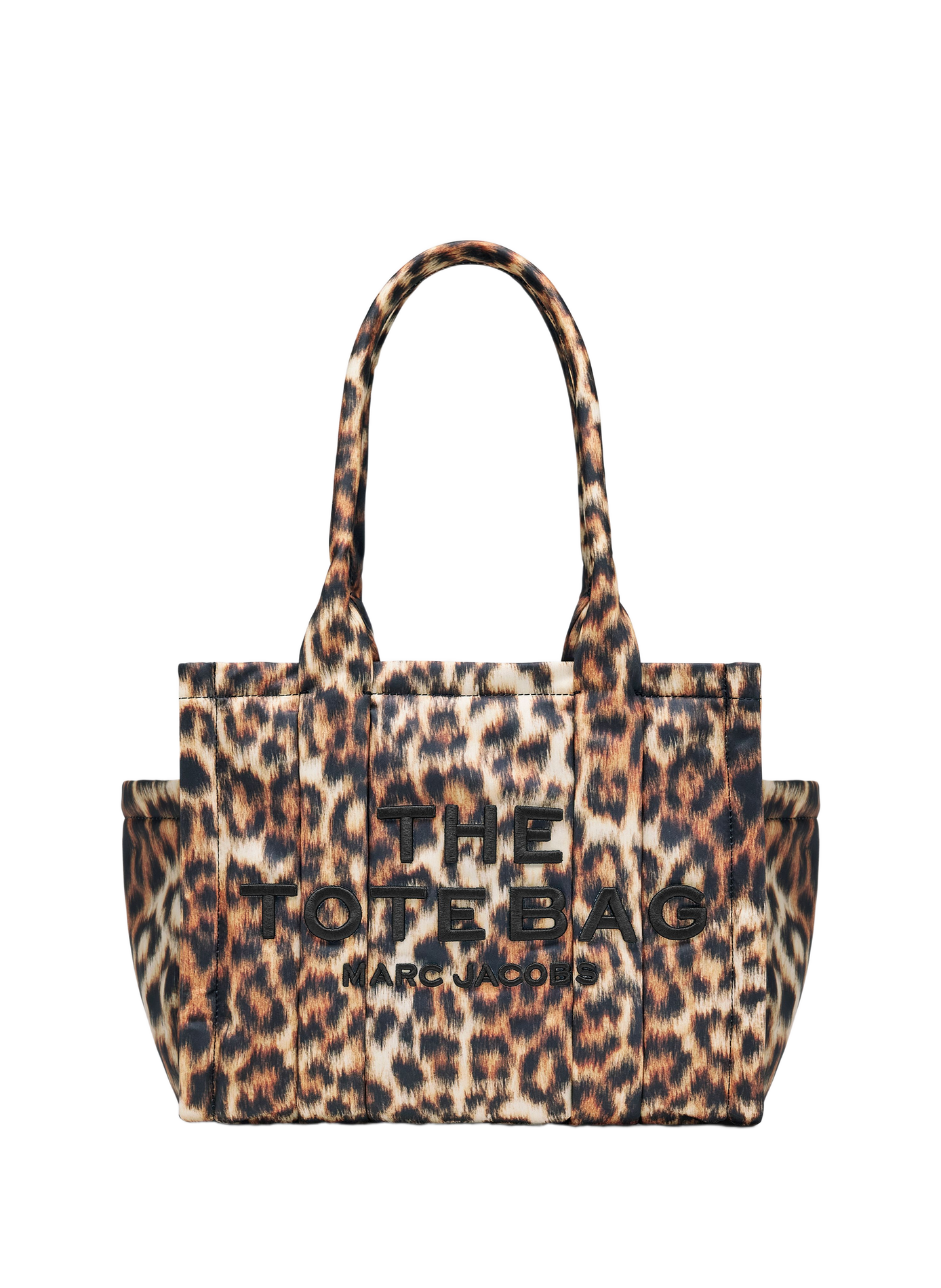 Sac cabas The Tote Bag Medium léopard MARC JACOBS Marron