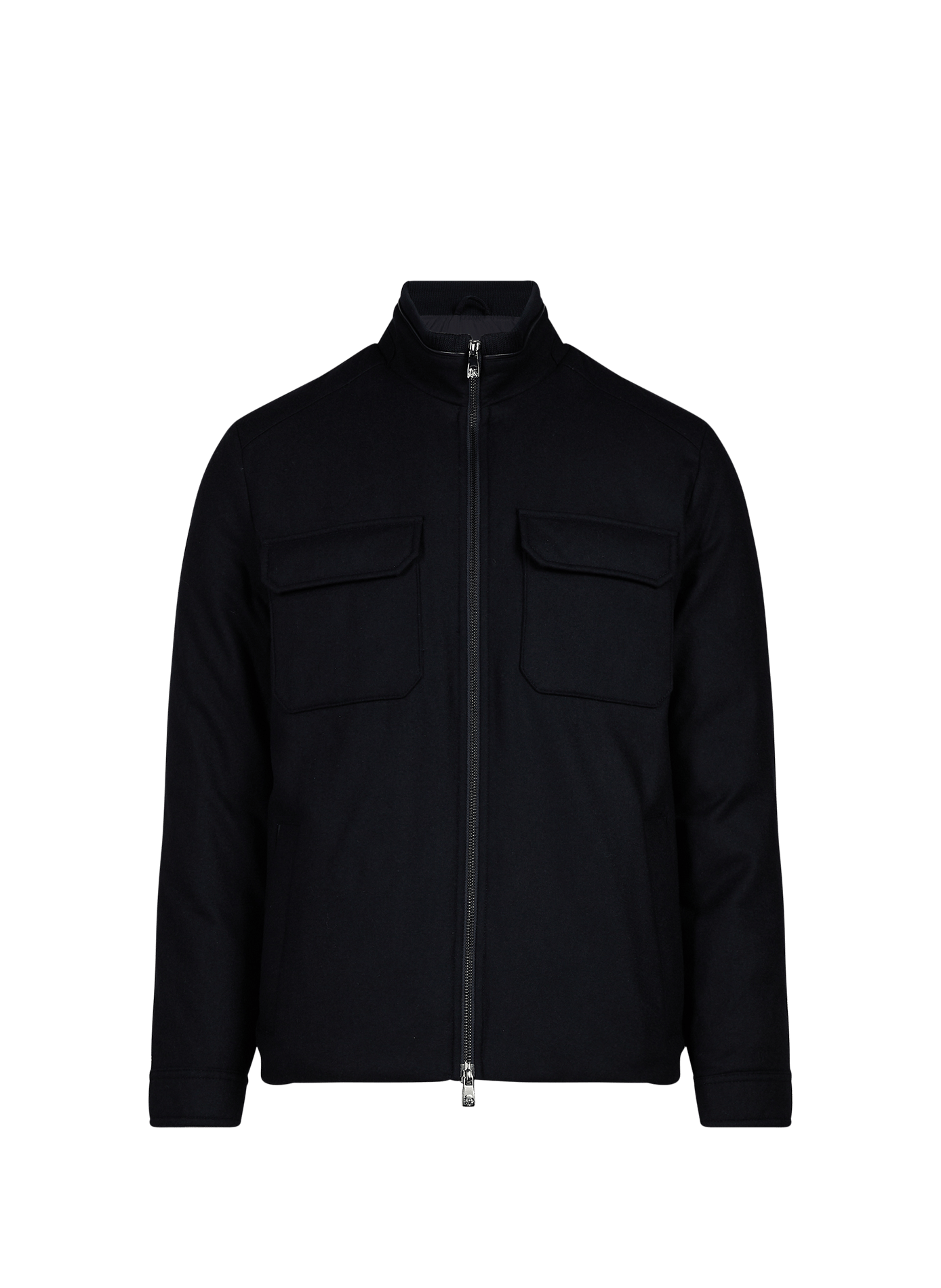 Blouson droit col montant CORNELIANI Bleu