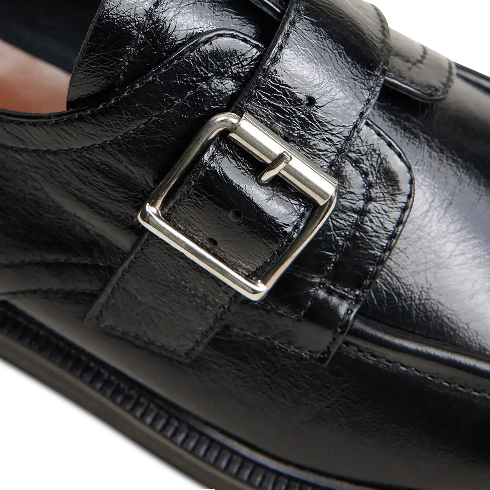 Mocassins en cuir verni damelia JONAK Noir