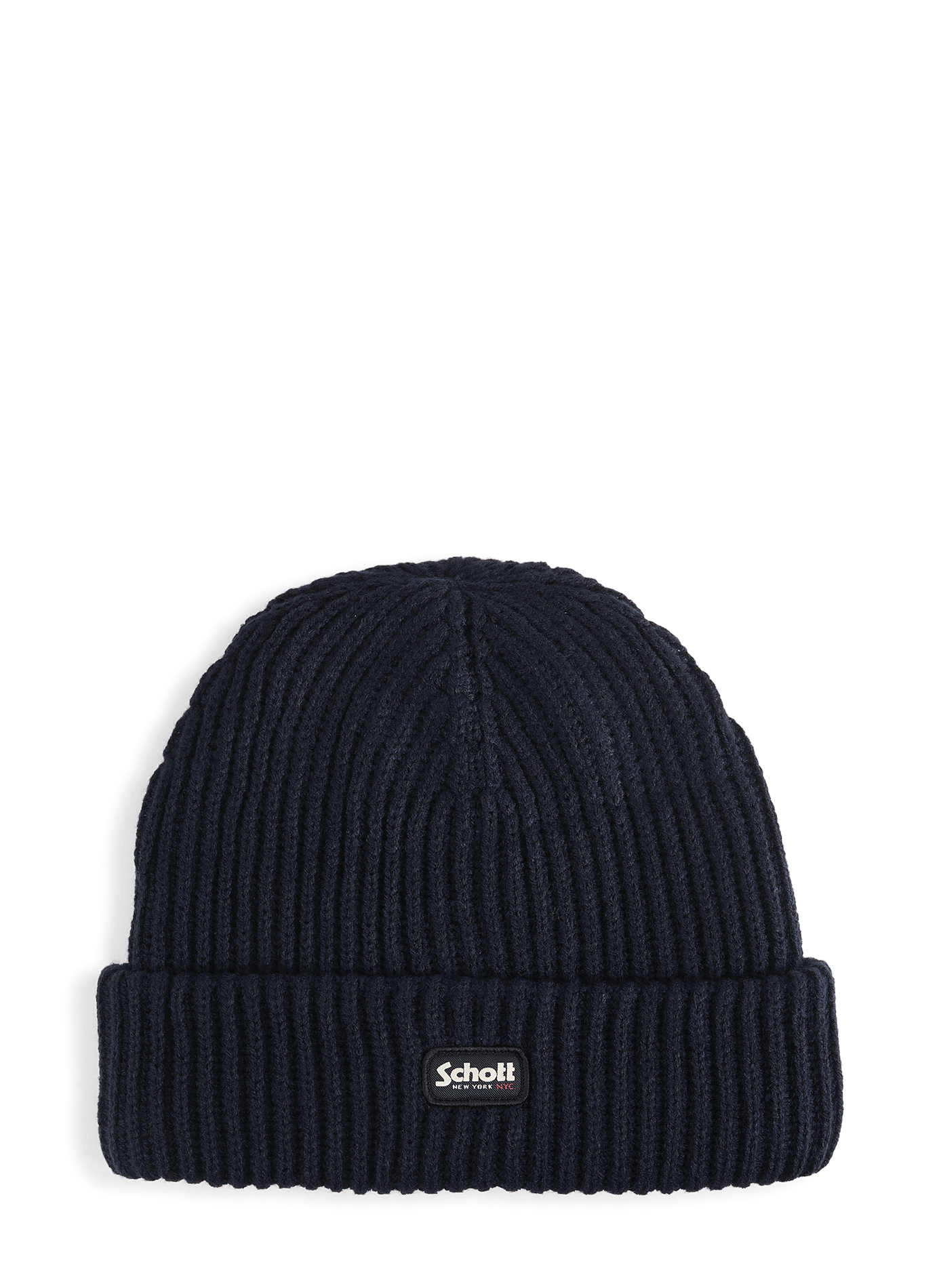 Knit beanie SCHOTT Blue