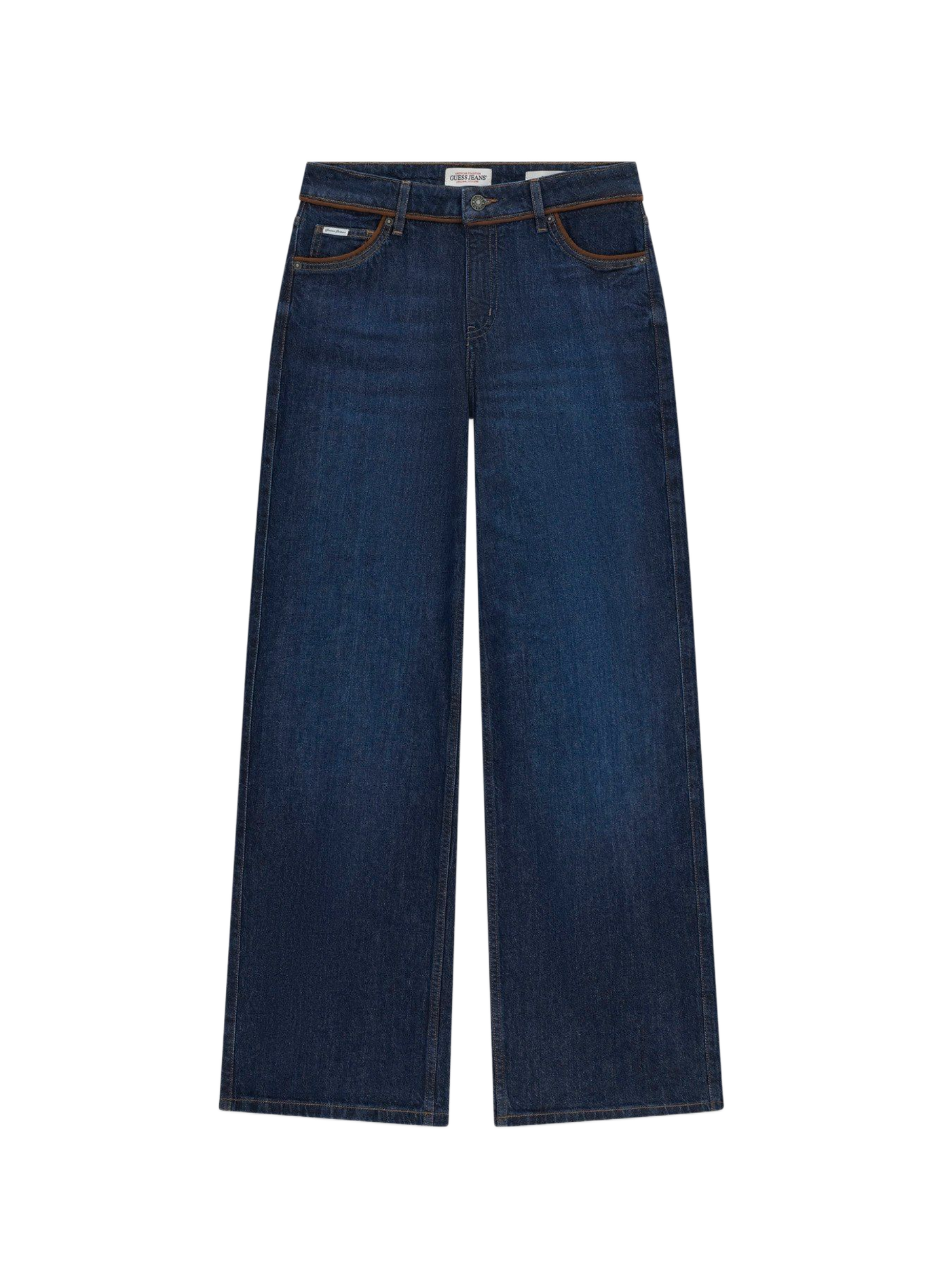 Wide cotton jeans  GUESS Blue