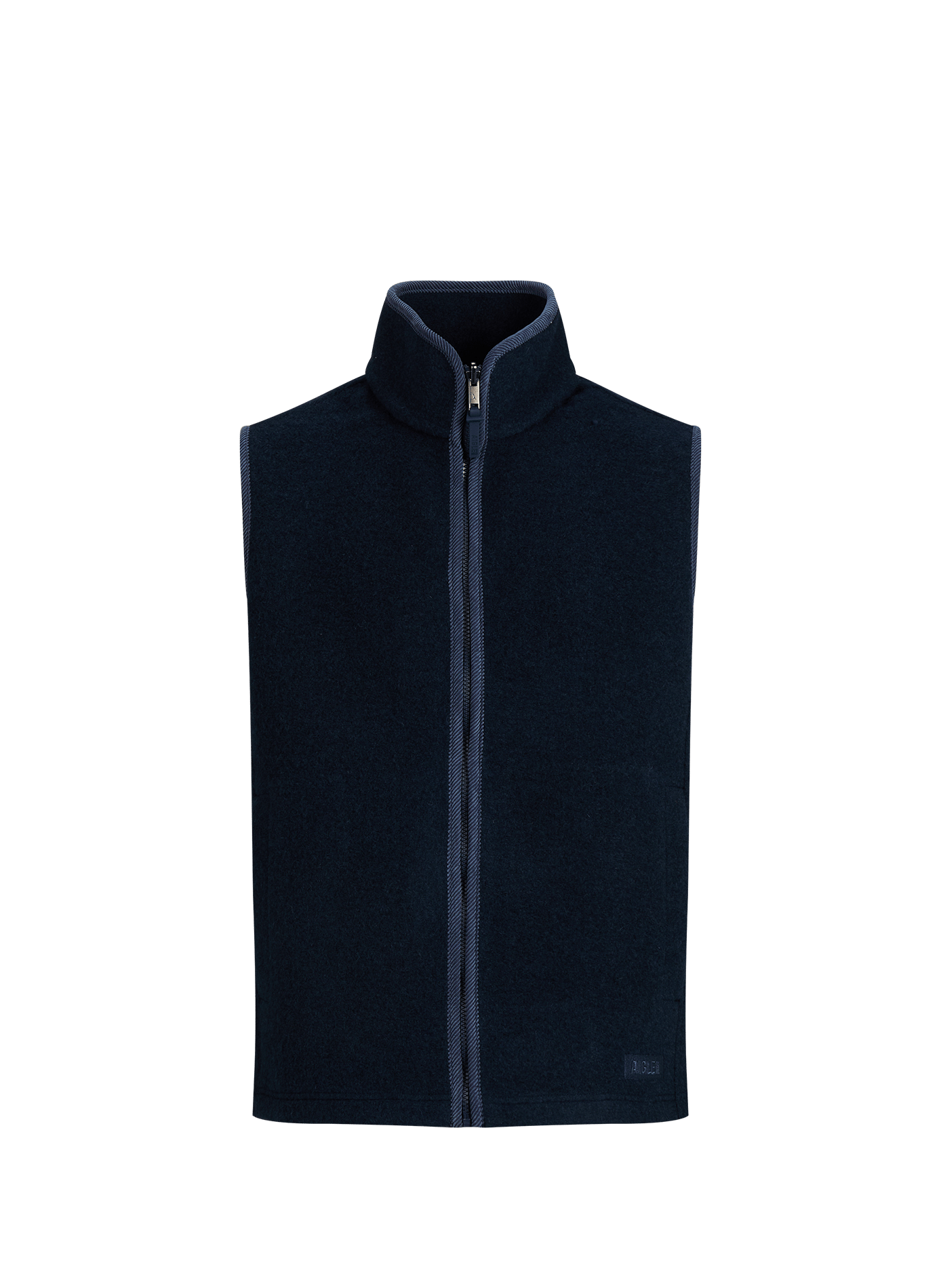 Gilet con collo alto in misto lana AIGLE Blu