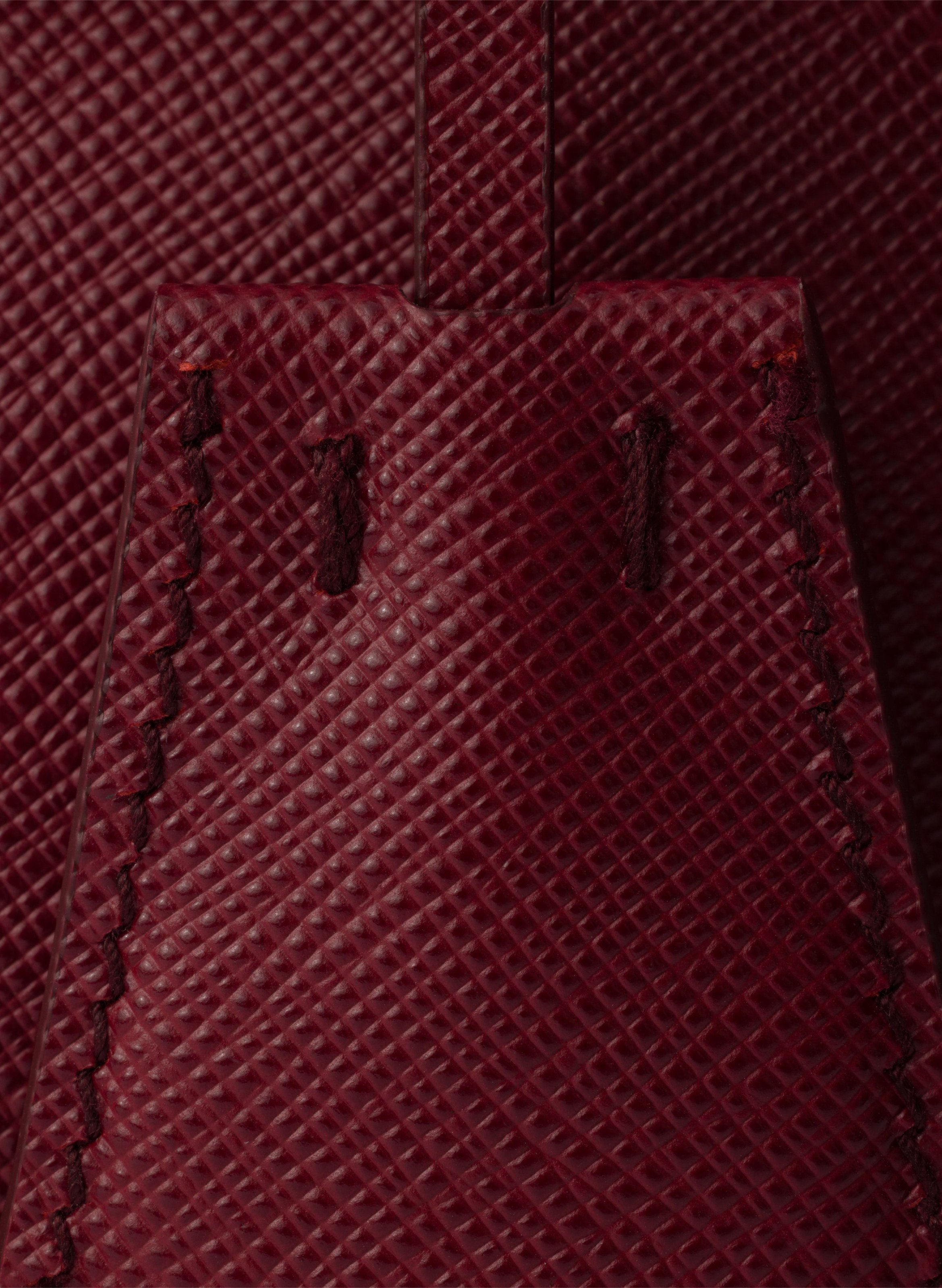 Mini sac en cuir saffiano prada galleria PRADA Rouge