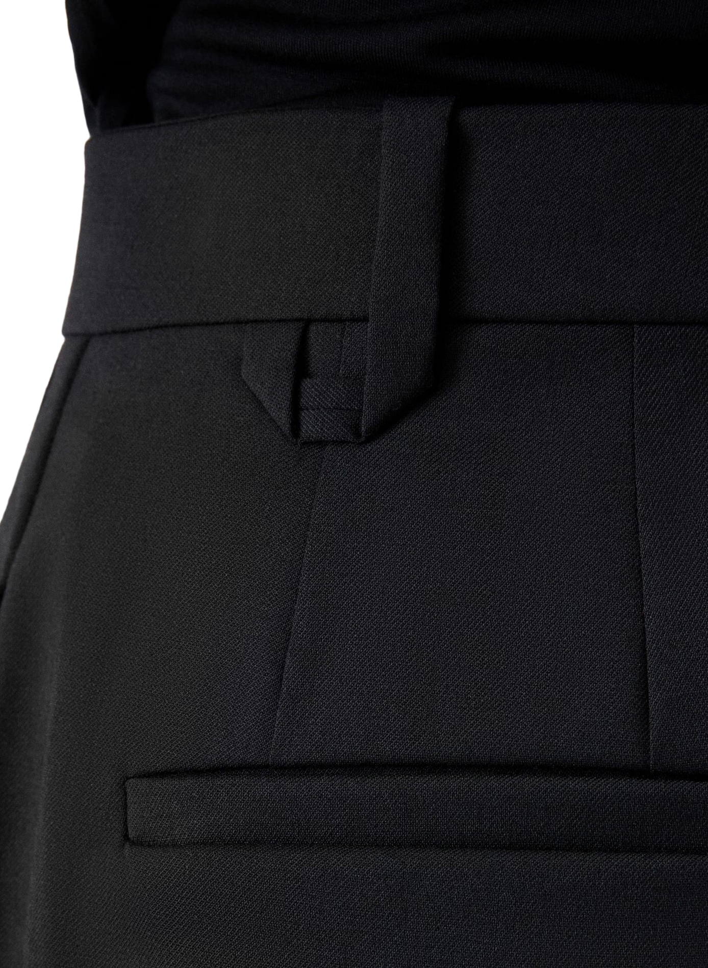 Le pantalon d'Homme à plis en laine vierge JACQUEMUS Black