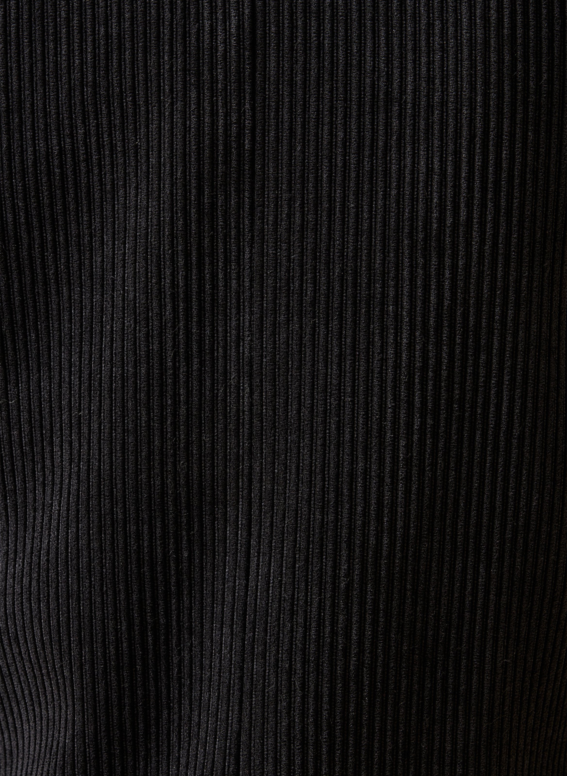 Recht gesneden blazer van ribfluweel LA FEE MARABOUTEE Zwart