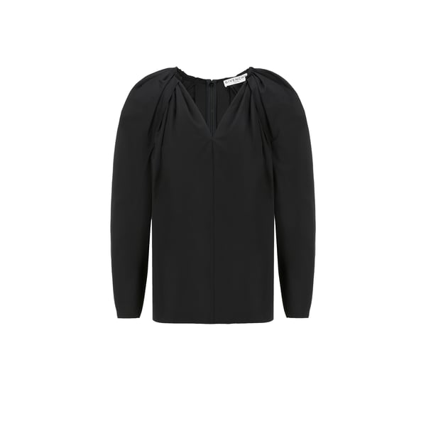 Chemisier en coton à manches bouffantes