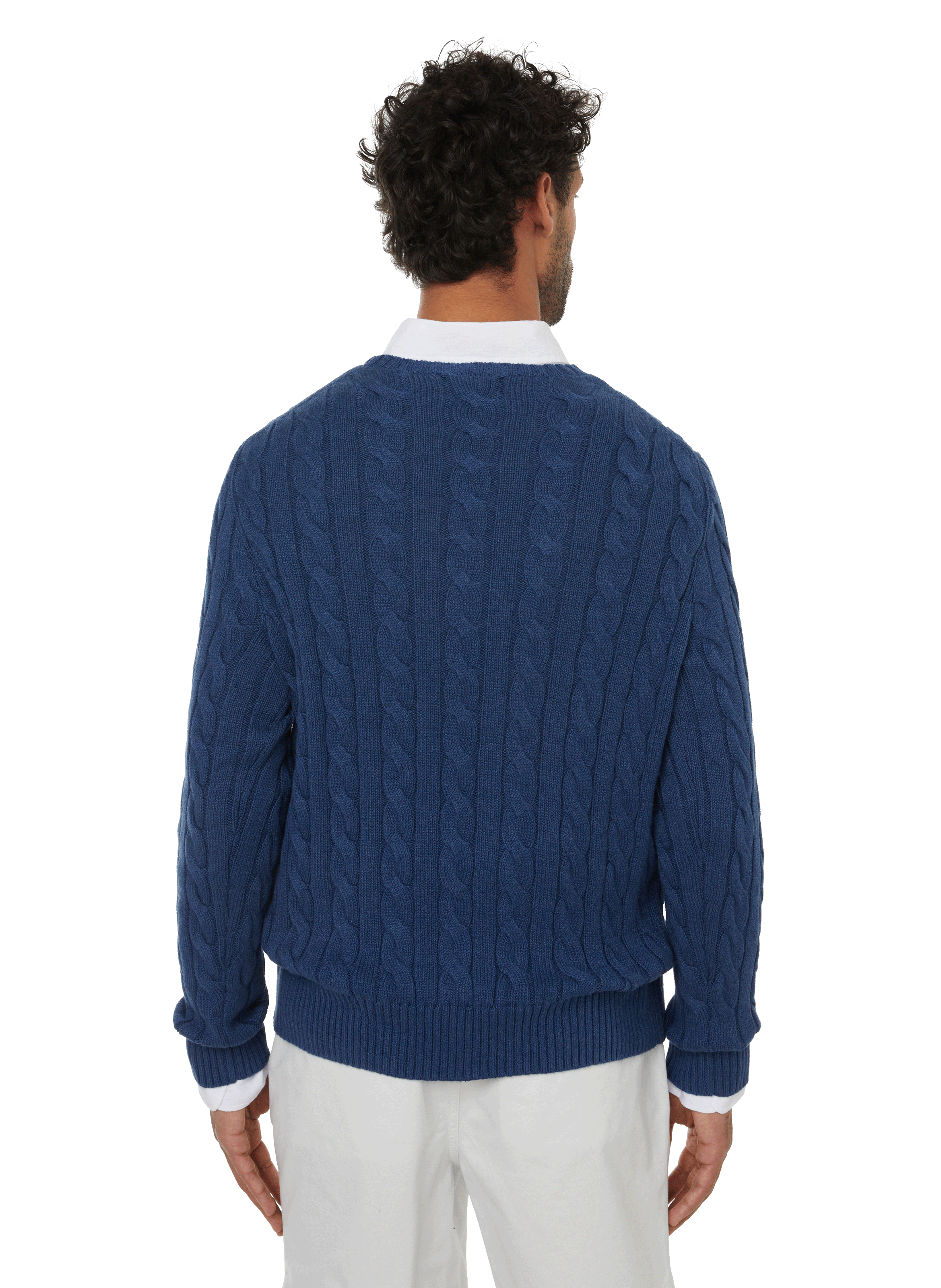 Straight cotton jumper POLO RALPH LAUREN Blue