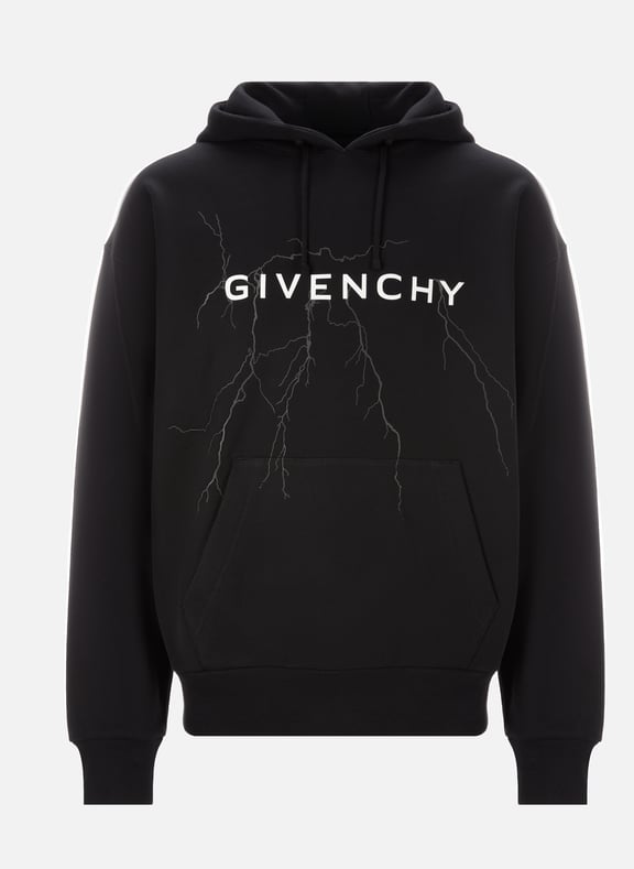 Givenchy towel top logo hoodie