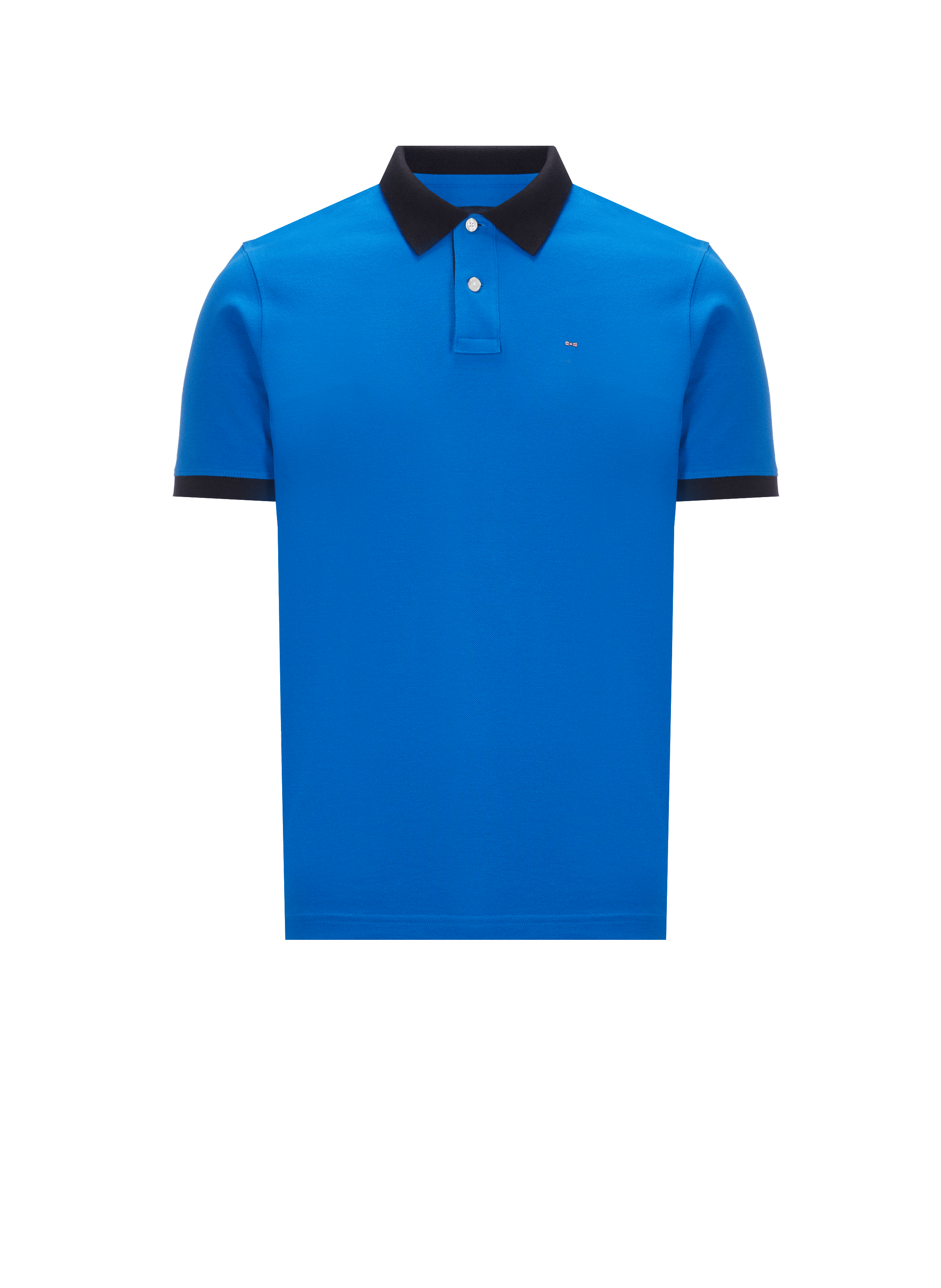 Plain polo shirt EDEN PARK Blue