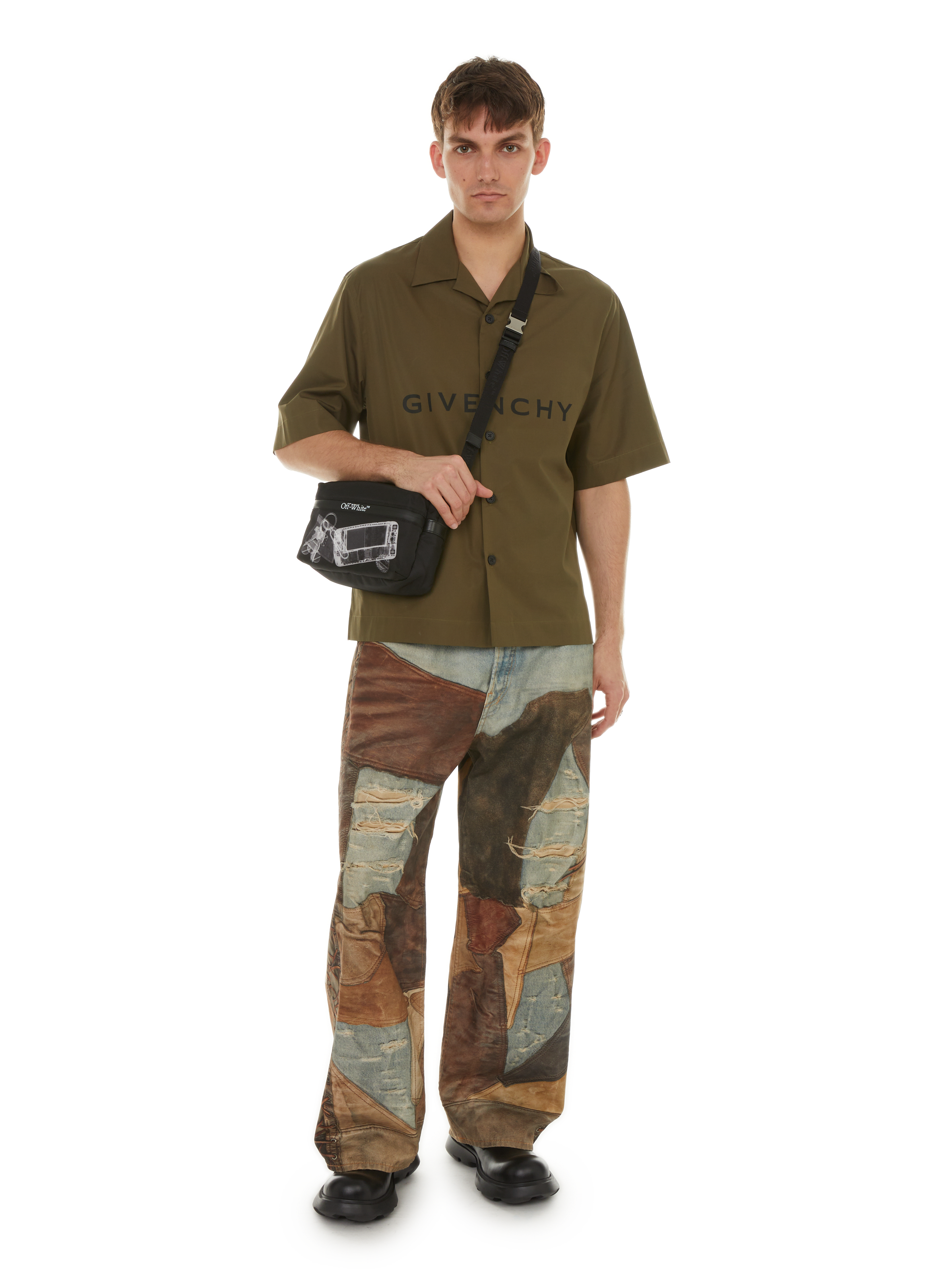 Printed Shoulder Bag OFF-WHITE Black