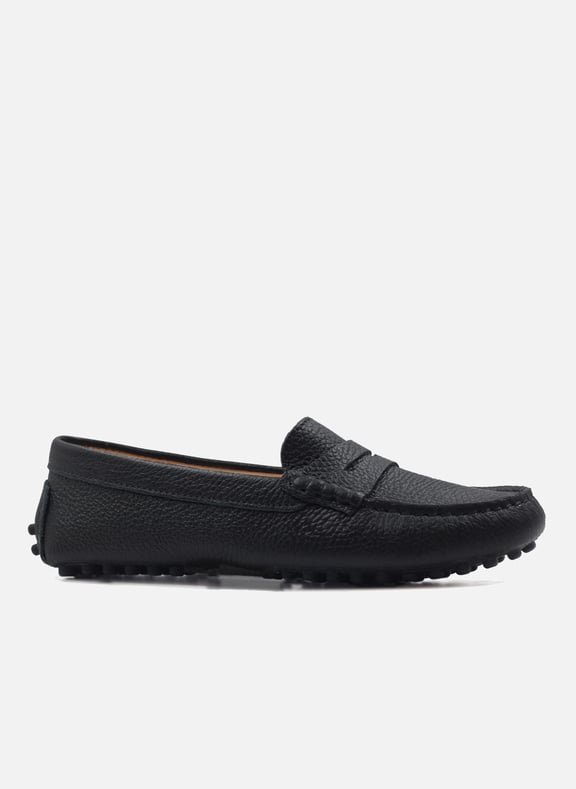 Mocassins femme cuir grainé Noir by JULES & JENN JULES & JENN Mocassins femme cuir grainé Noir