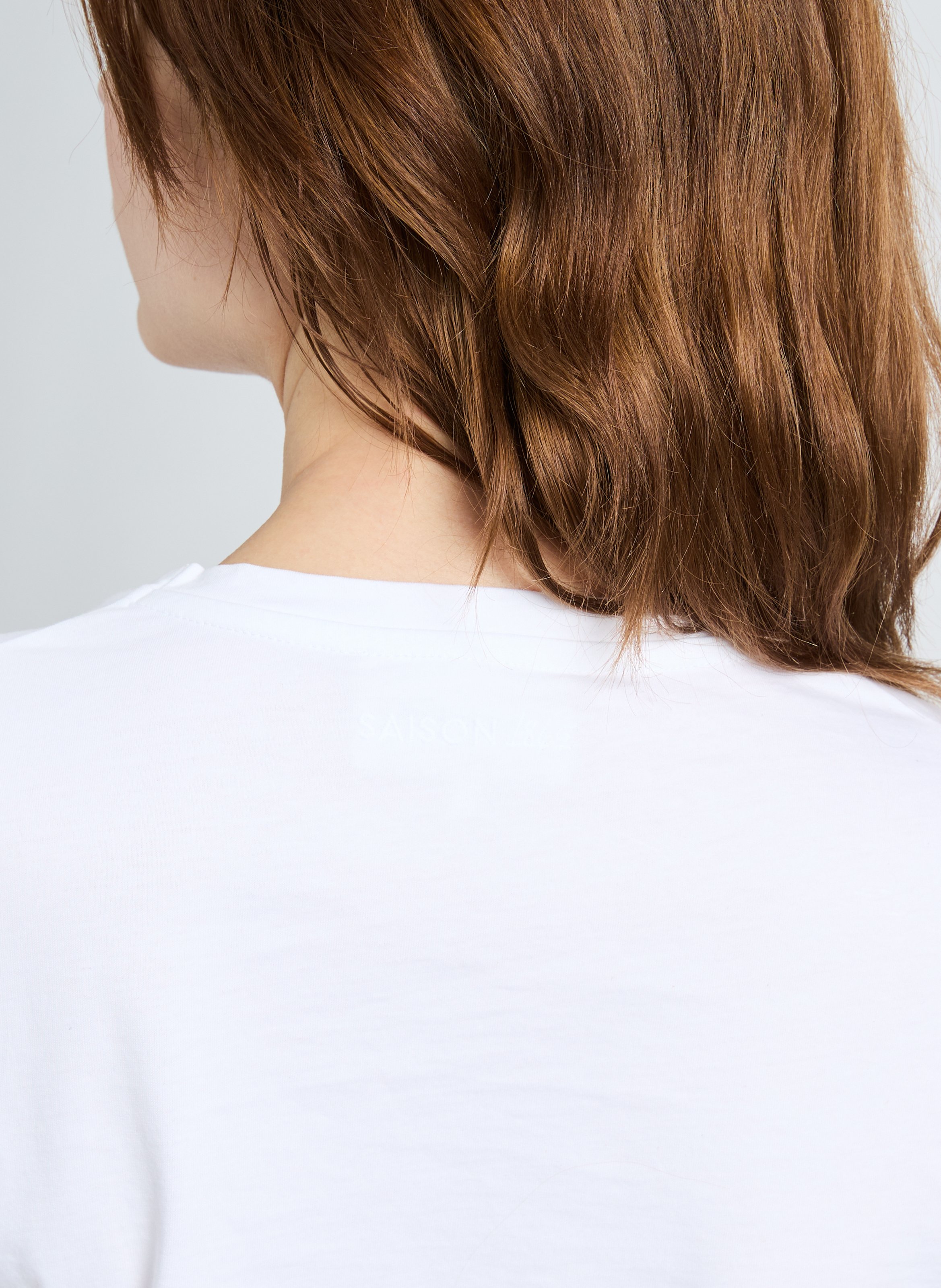 Plain T-shirt SAISON 1865 White