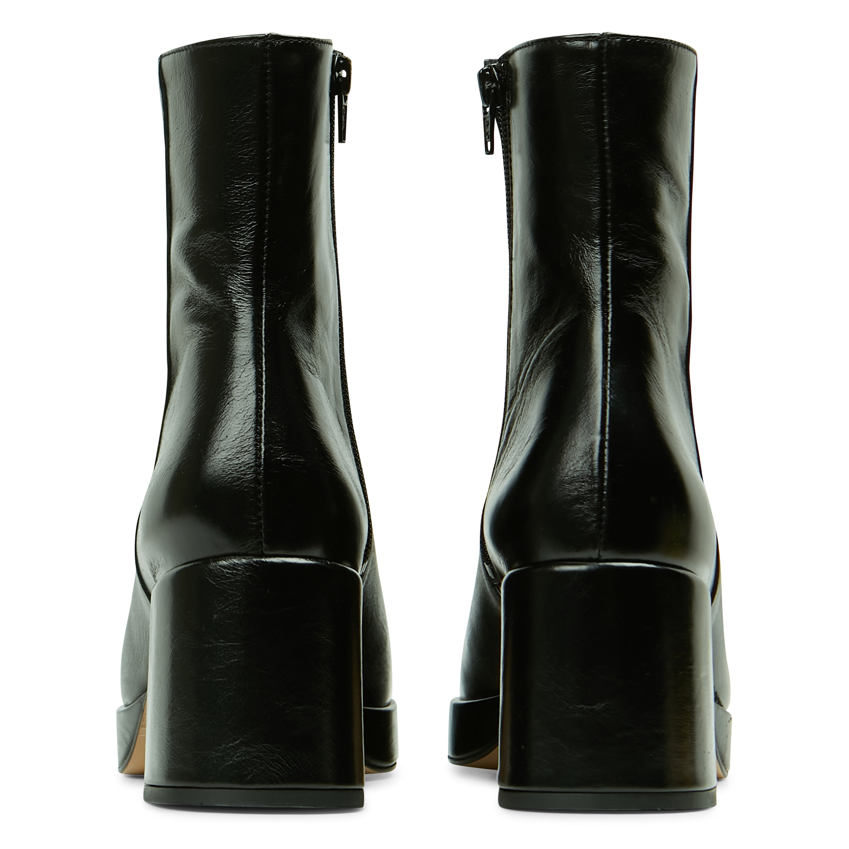 Bottines en cuir vanves JONAK Noir