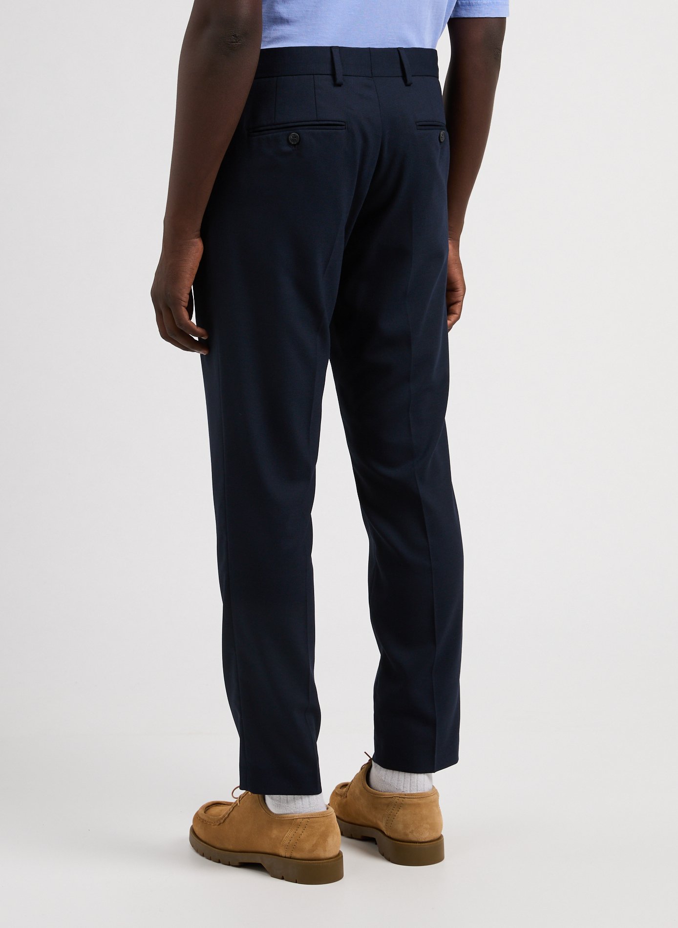 Slim tailored trousers SELECTED Blue