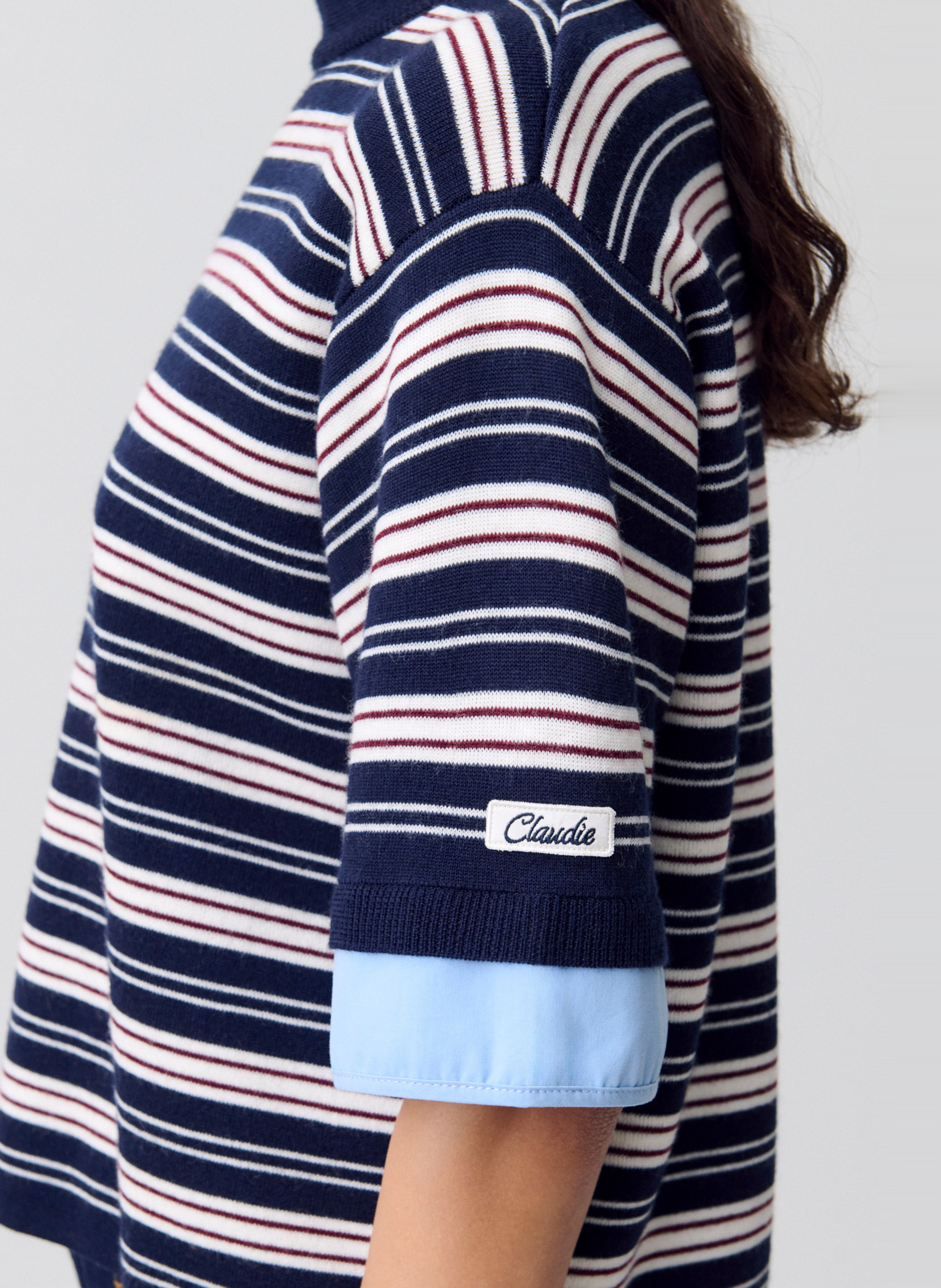 Pull droit en maille rayée CLAUDIE PIERLOT Multicolore