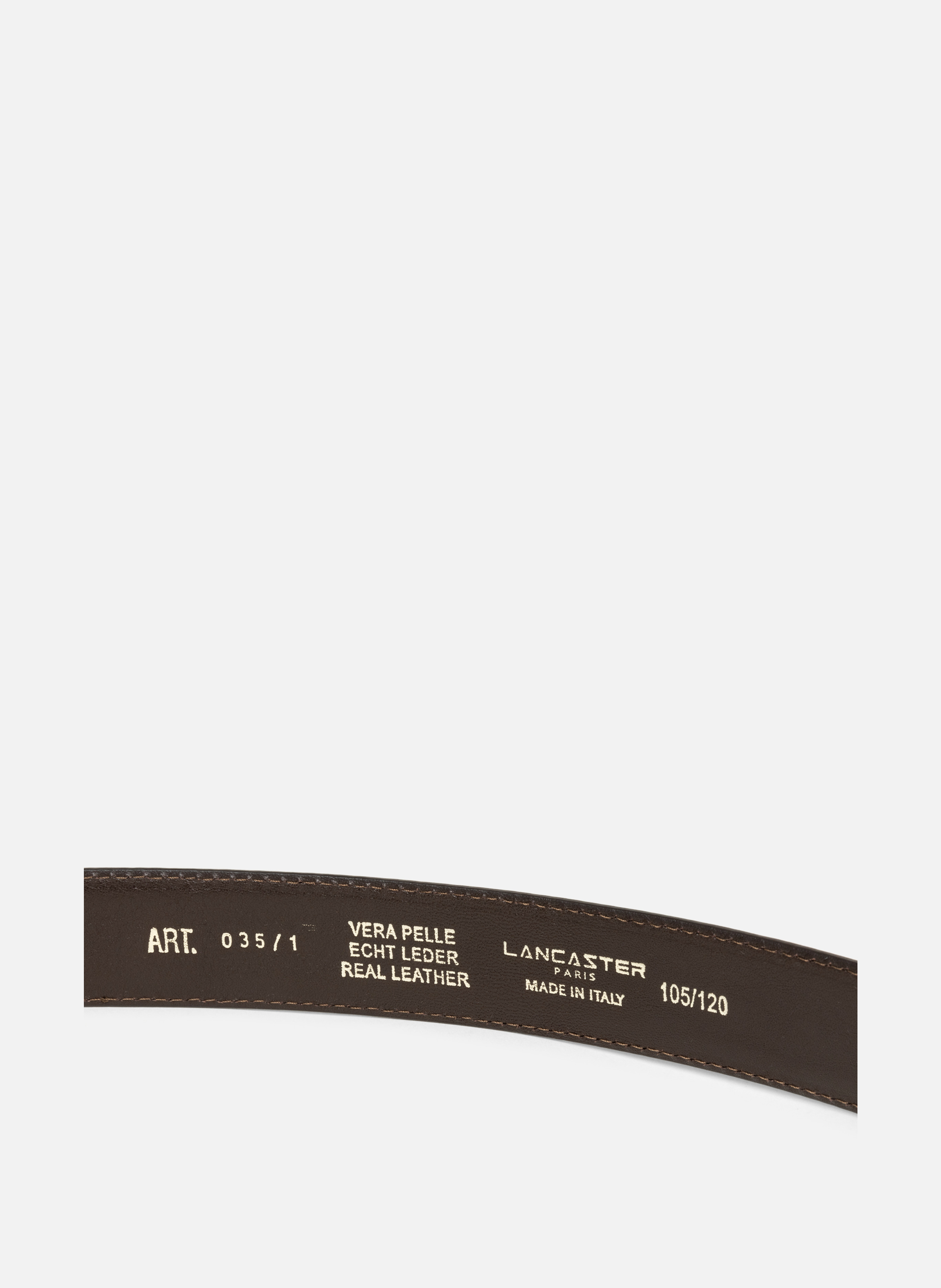 Belt - Ceinture Soft Homme LANCASTER Brown