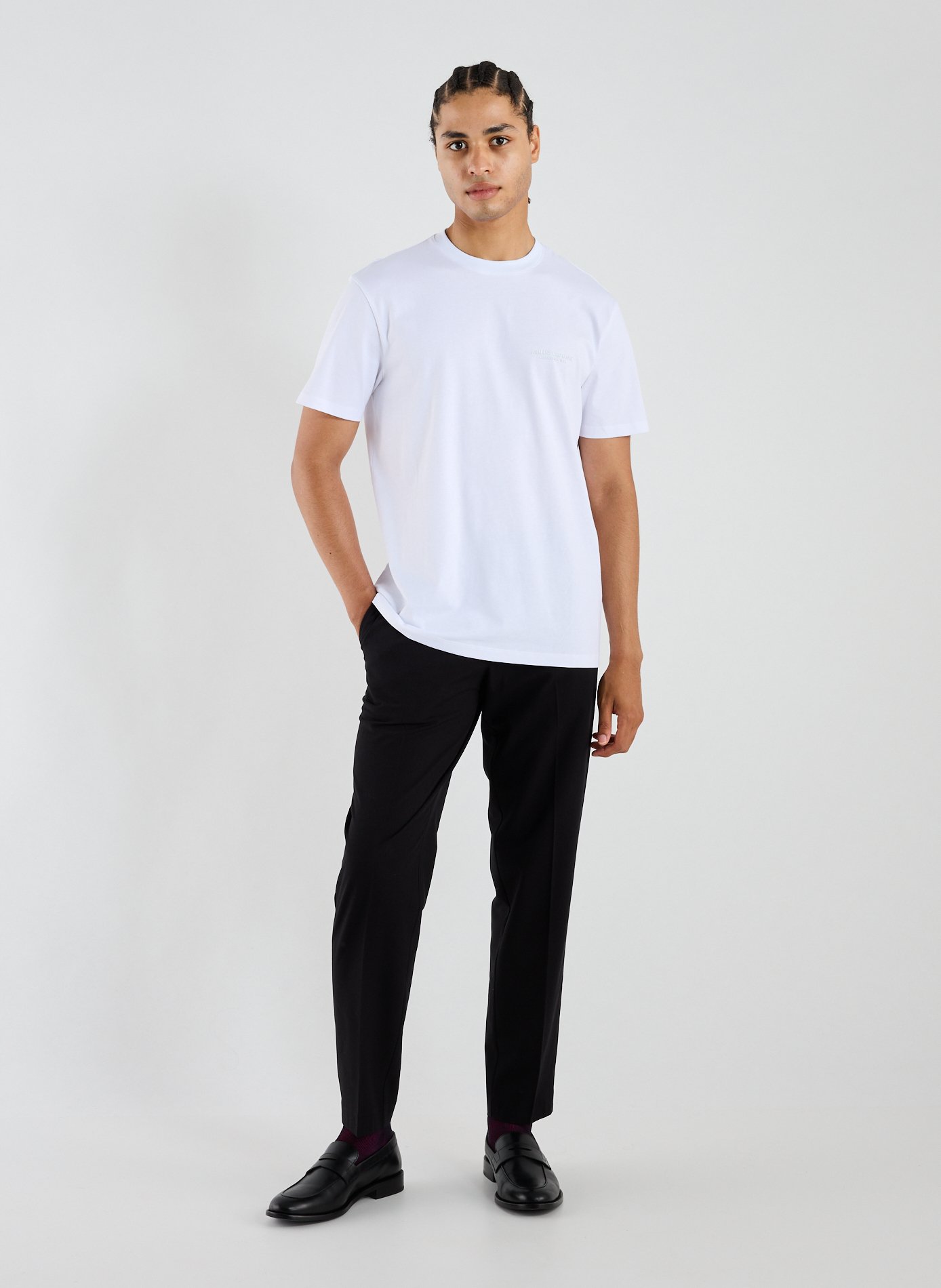 Straight chino trousers ARMANI EXCHANGE Black