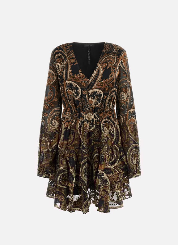 Robe patineuse mini Multicolore by GUESS GUESS Robe patineuse mini Multicolore