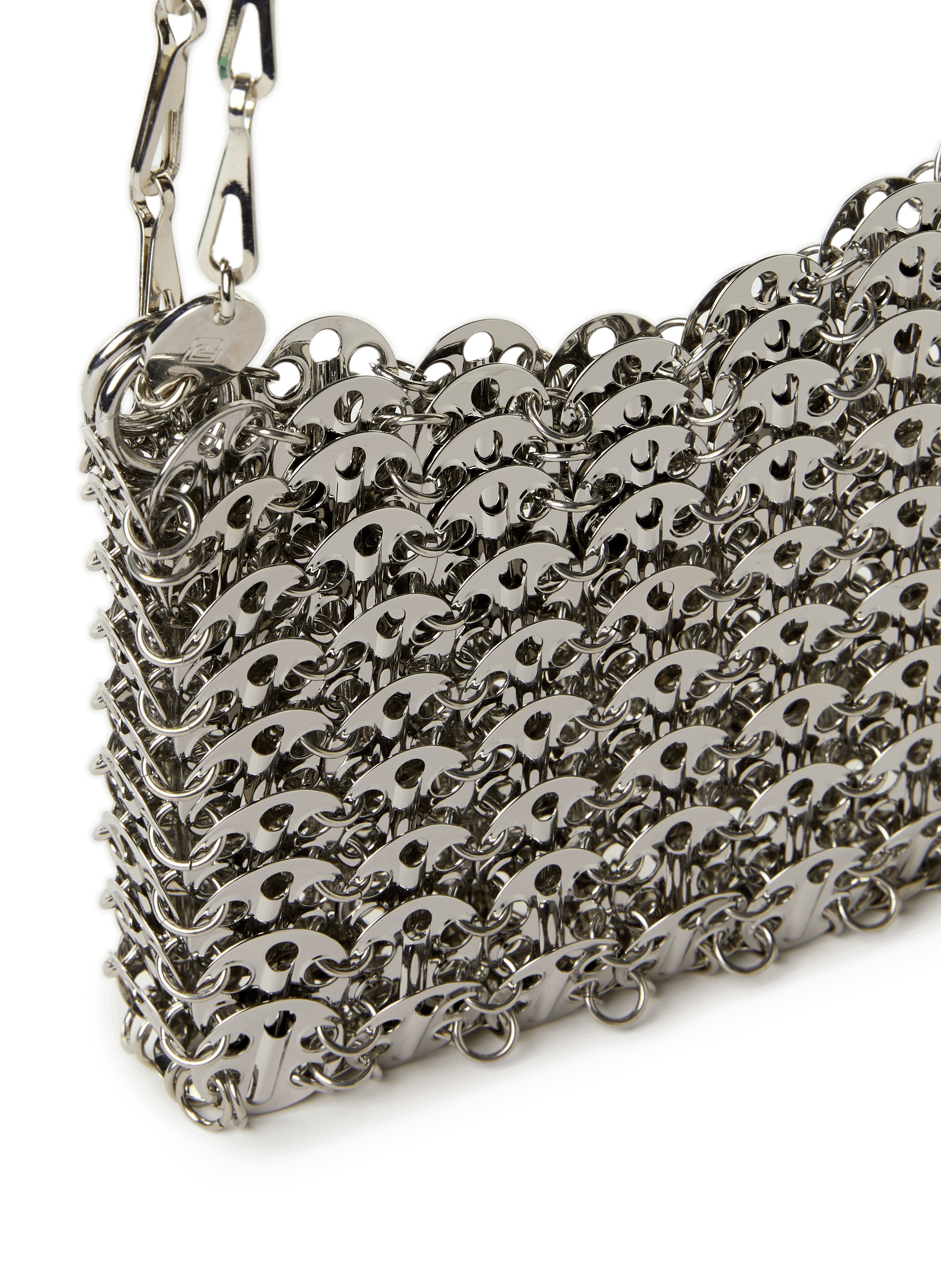 Iconische Nano 1969 Handtasche RABANNE Silber