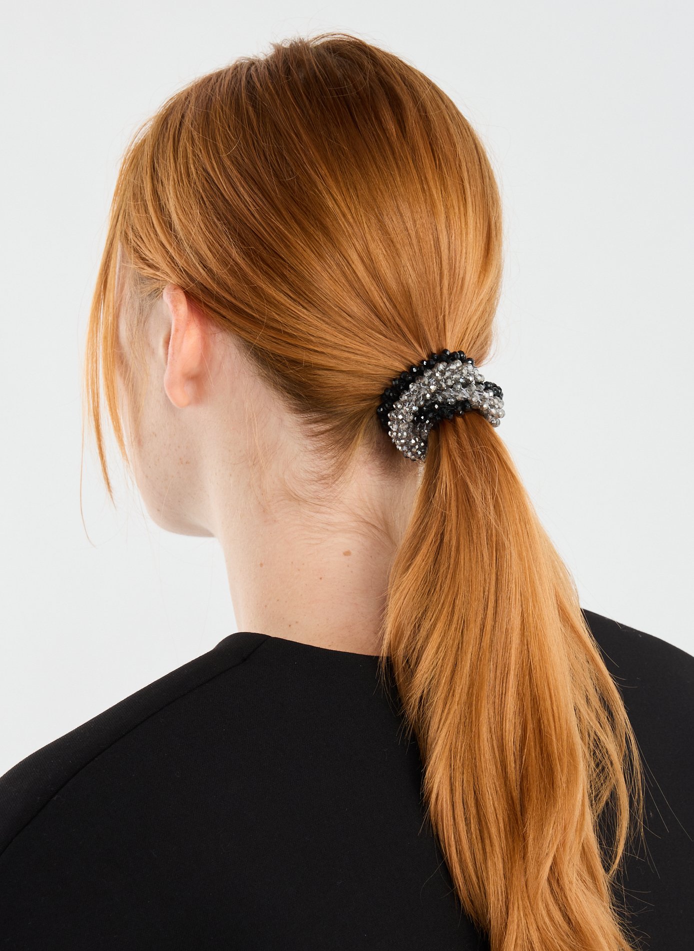 Set of 2 beaded hair ties AU PRINTEMPS PARIS Multicolour