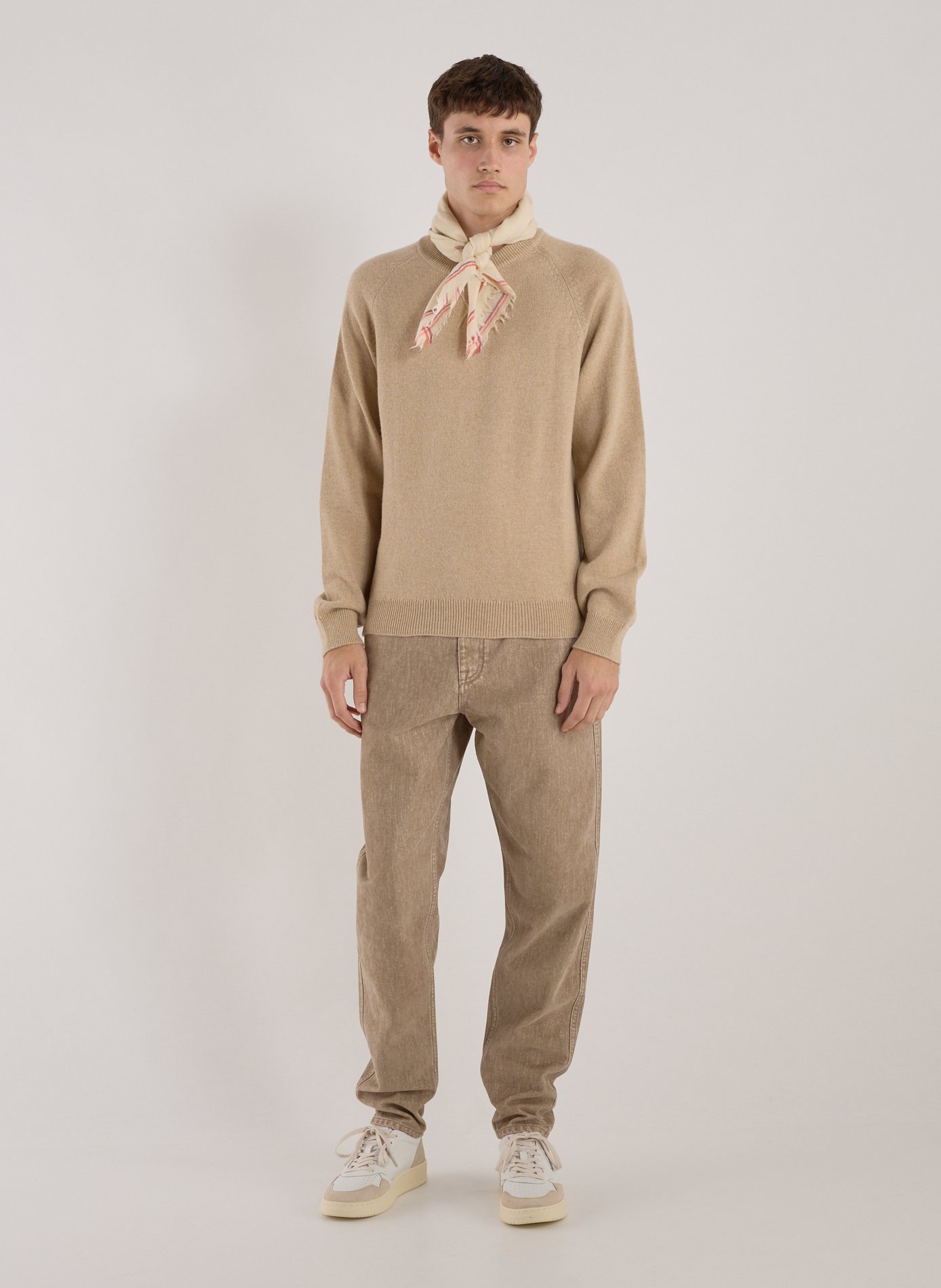 Pantalon en coton CLOSED Beige