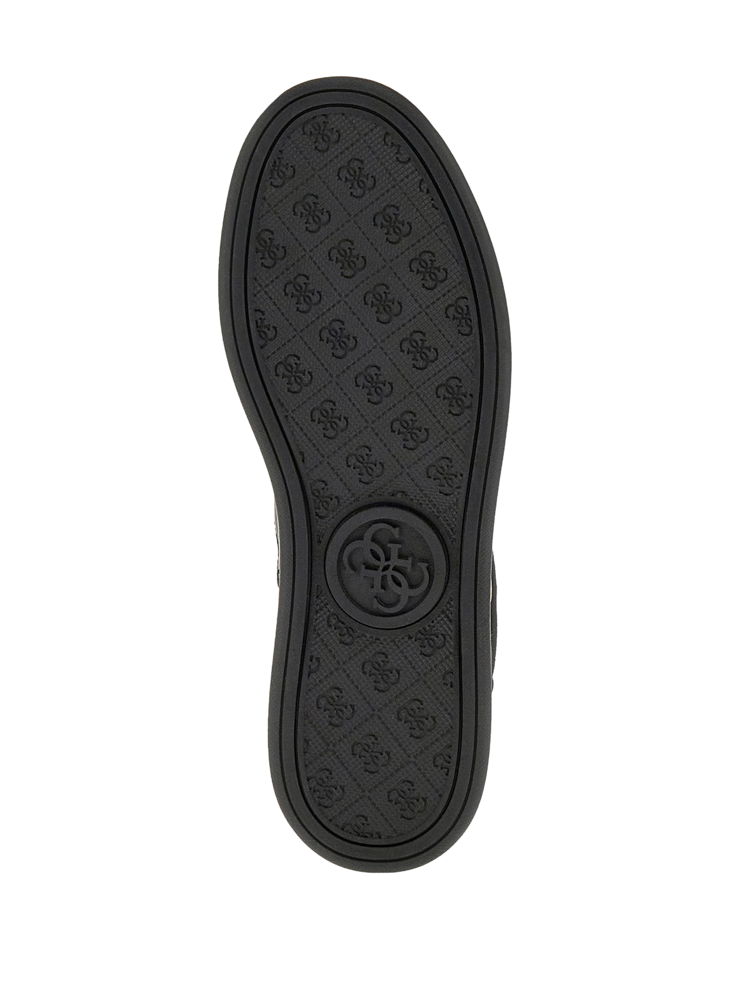 Baskets bi-matière à logo GUESS Noir