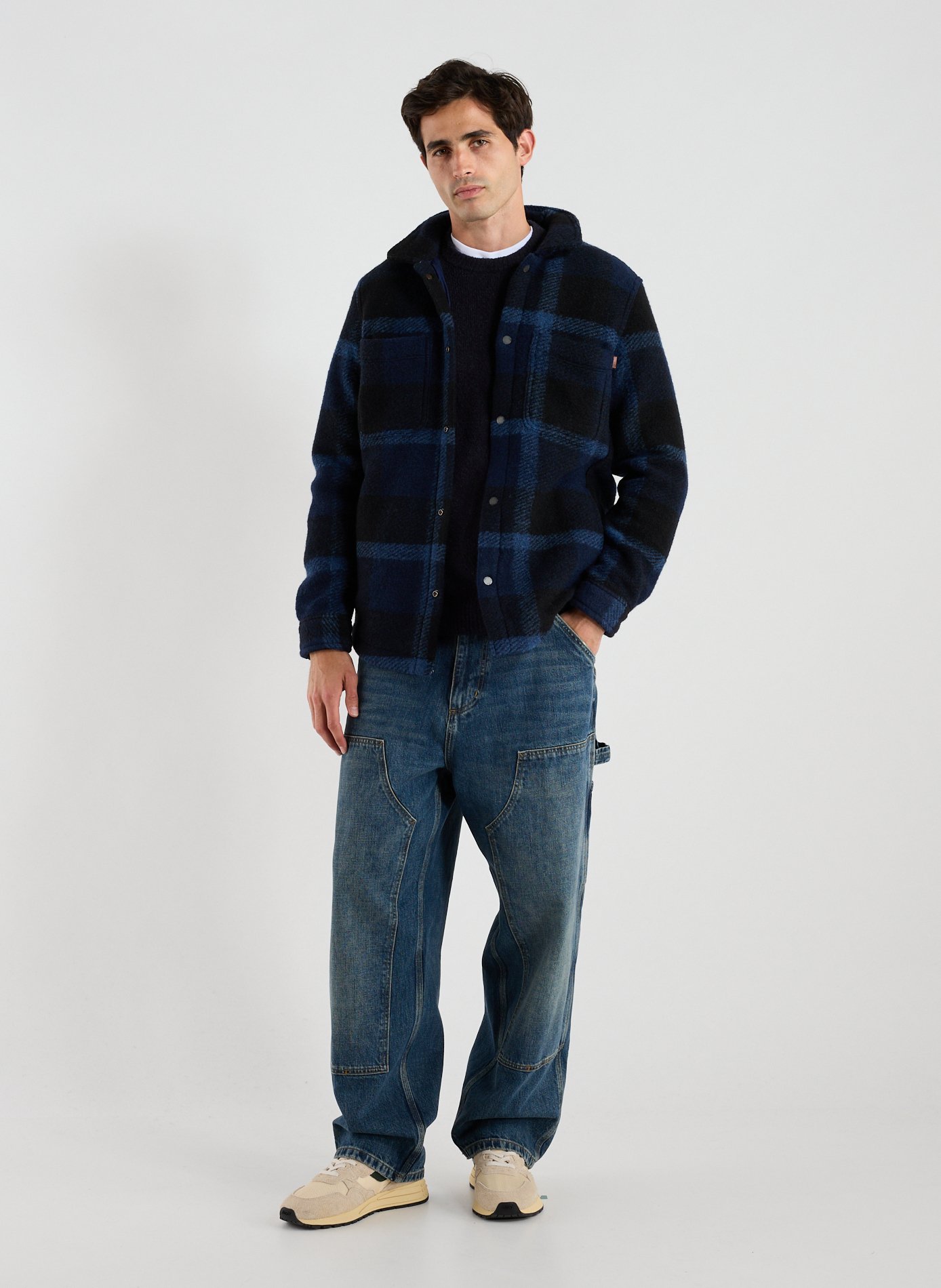 Wool overshirt TIMBERLAND Blue