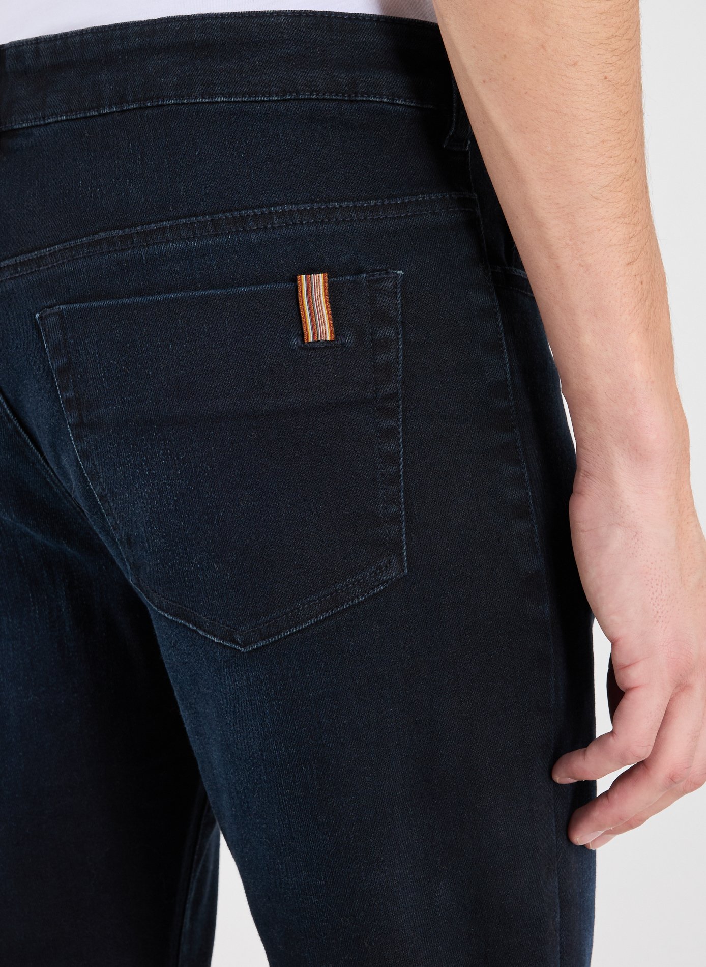 Cotton-blend slim-fit jeans NOTIFY Blue