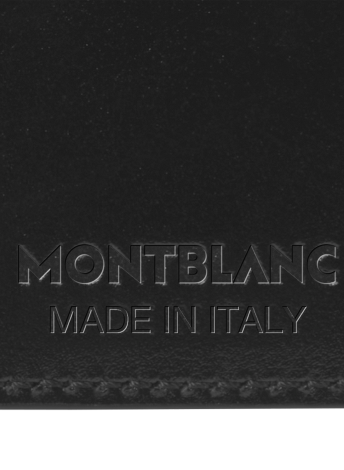 Porte passeport en cuir MONTBLANC Noir