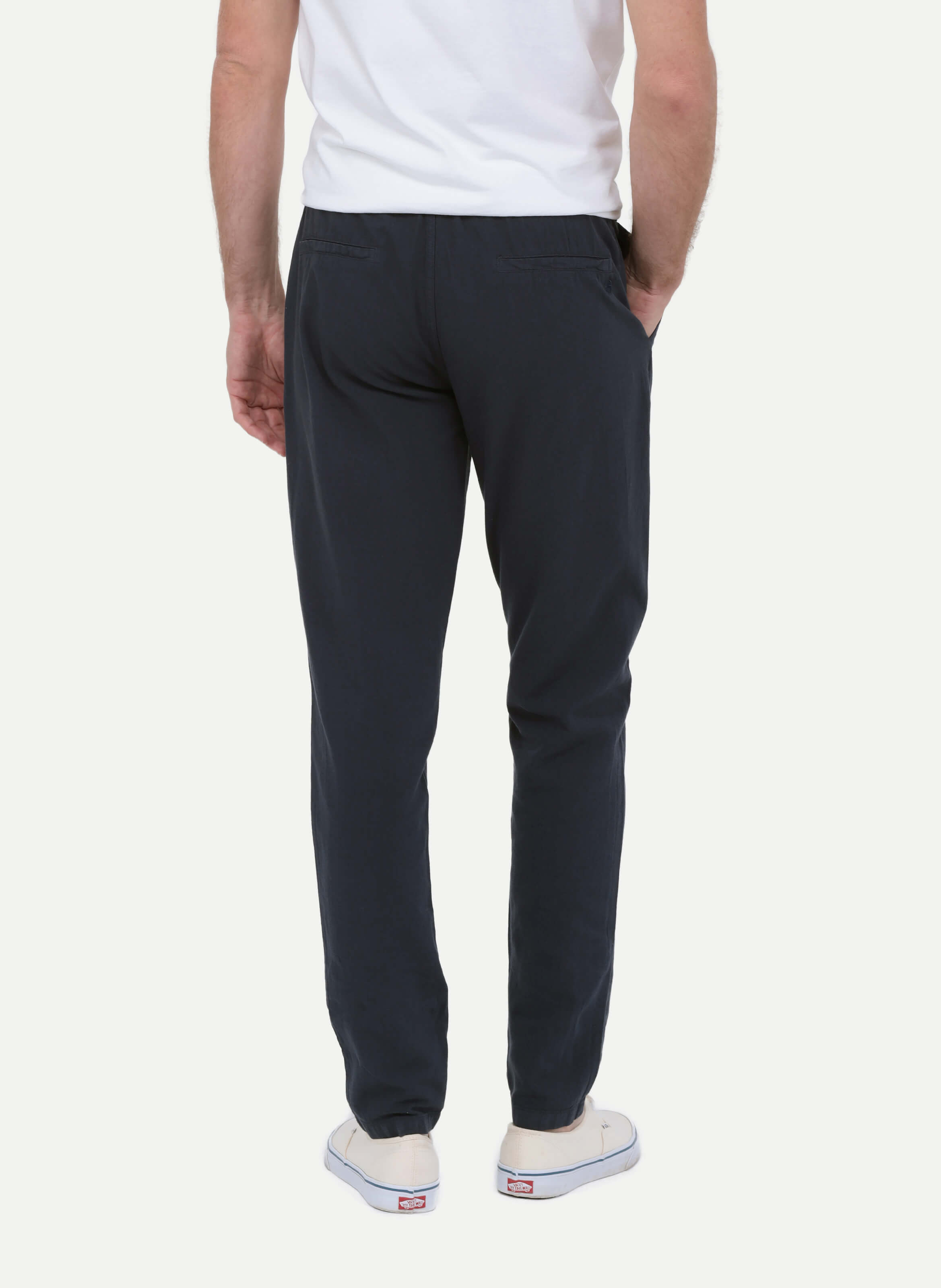 Pantalon  en coton et lin GILI'S Bleu