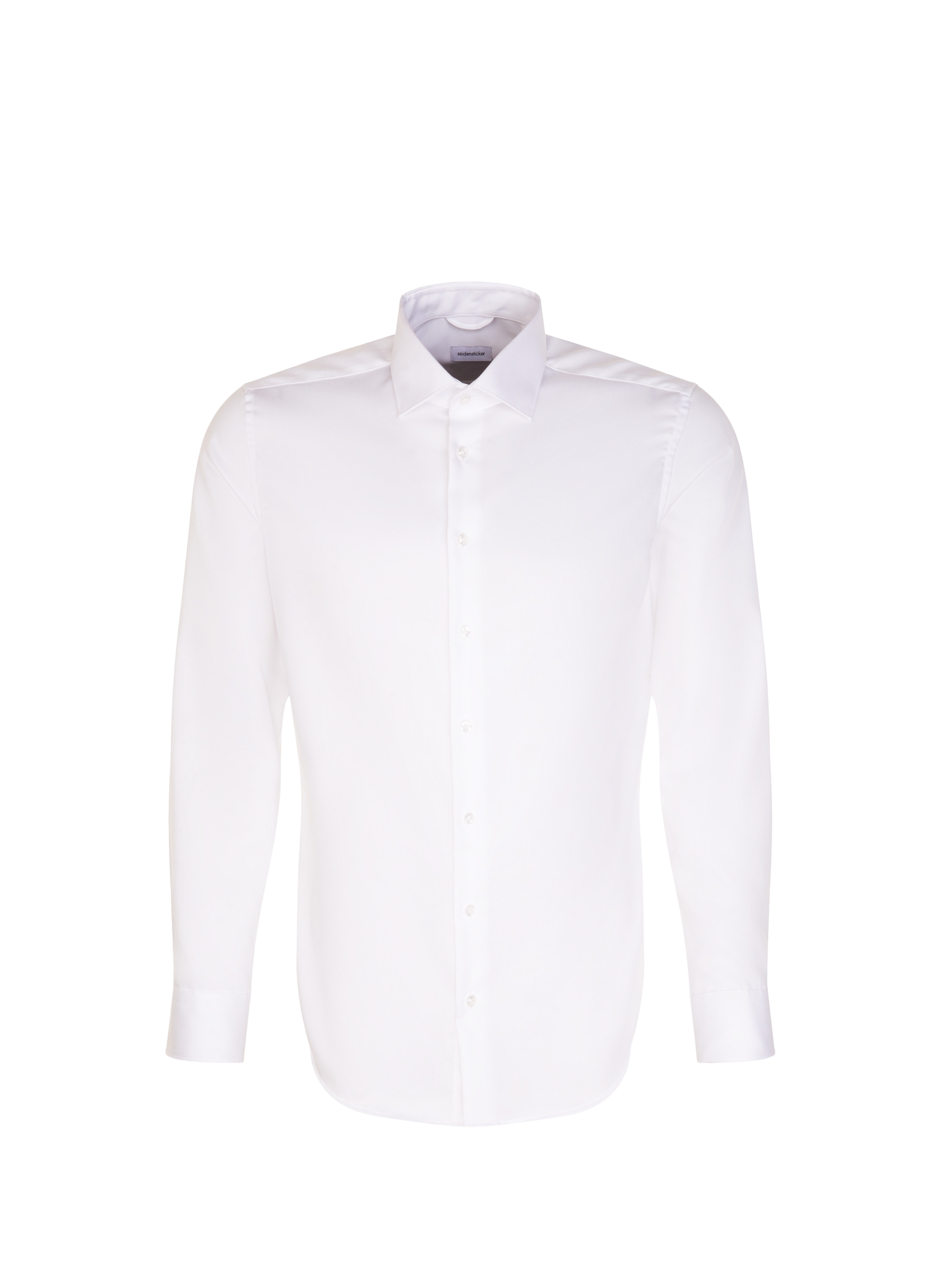 Chemise slim en coton SEIDENSTICKER Blanc
