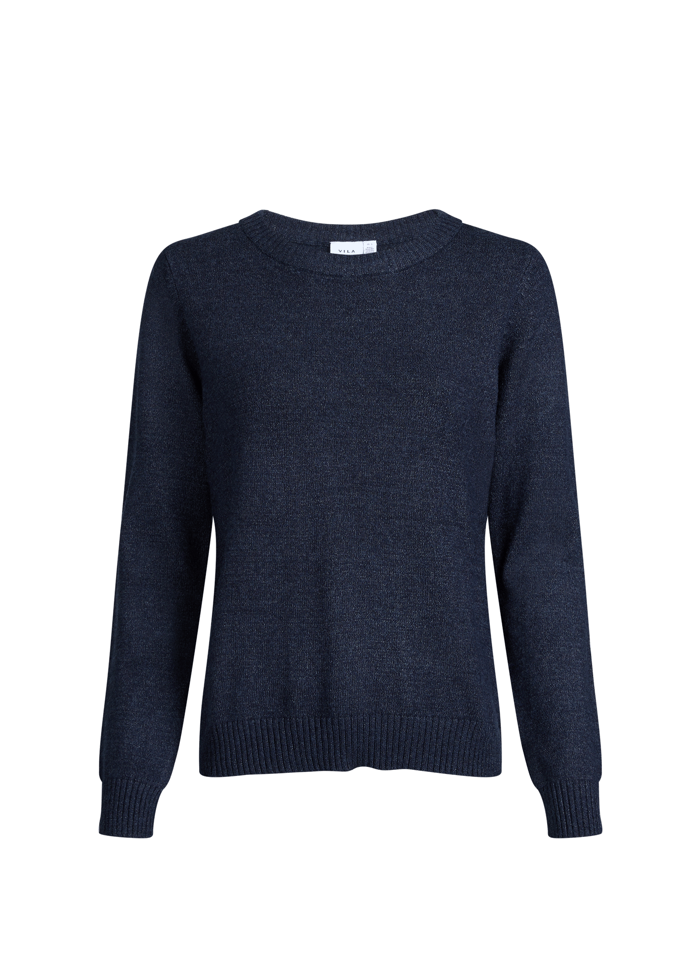 Pull Viril col rond VILA Bleu