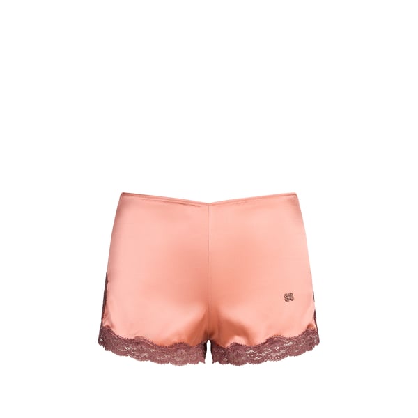 Boxer à dentelle en soie Boxer à dentelle en soie