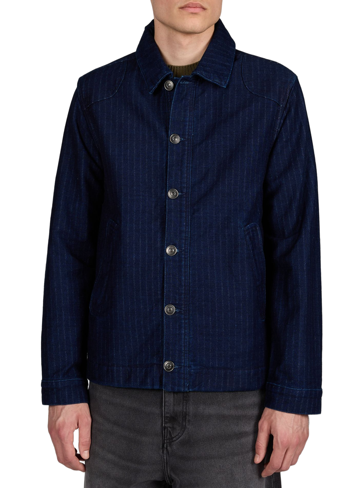 Straight-cut denim jacket LAFAURIE Blue