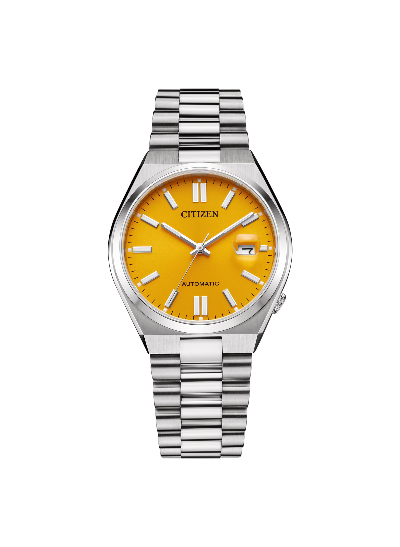 Montre automatique Tsuyosa en acier inoxydable CITIZEN Jaune