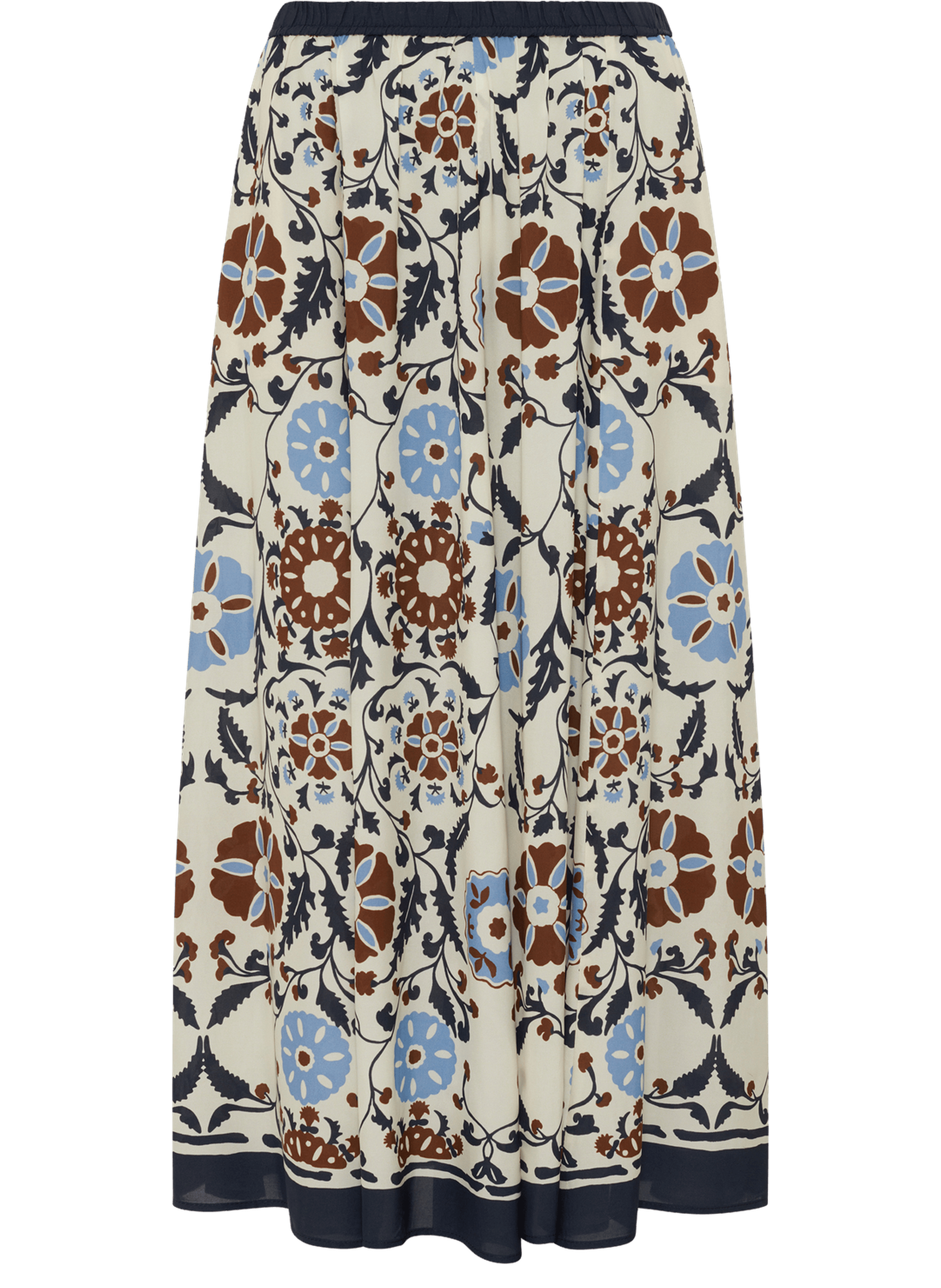 Jupe longue imprimé végétal - jonia GERARD DAREL Beige