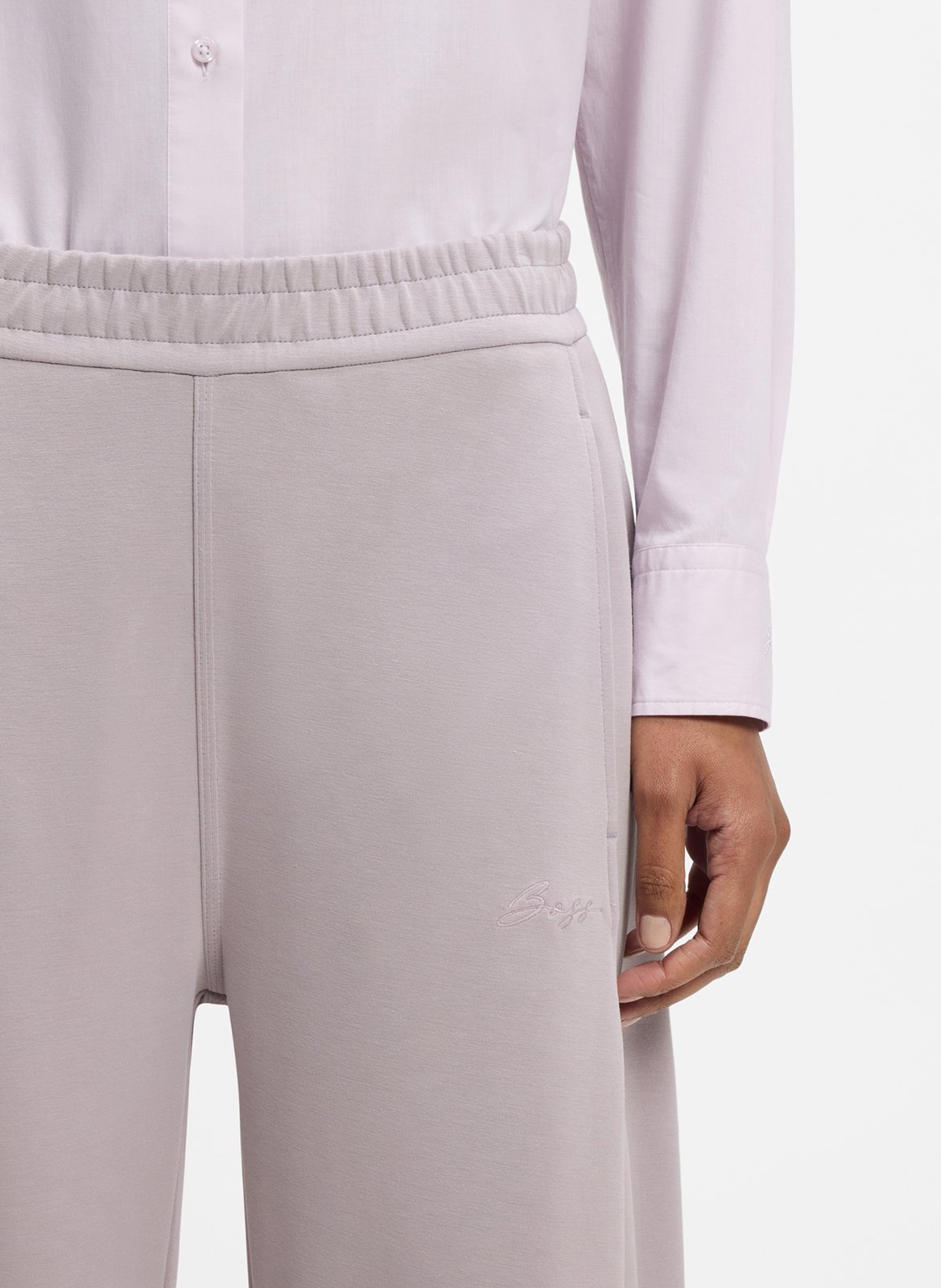 Jogging large ballon uni BOSS Violet