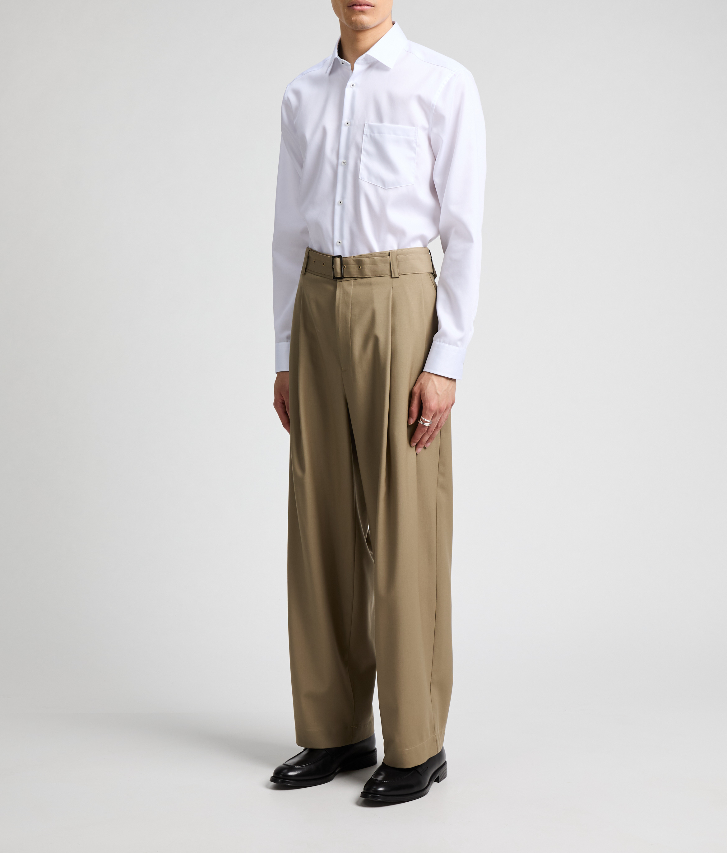 Linen shirt SEIDENSTICKER White