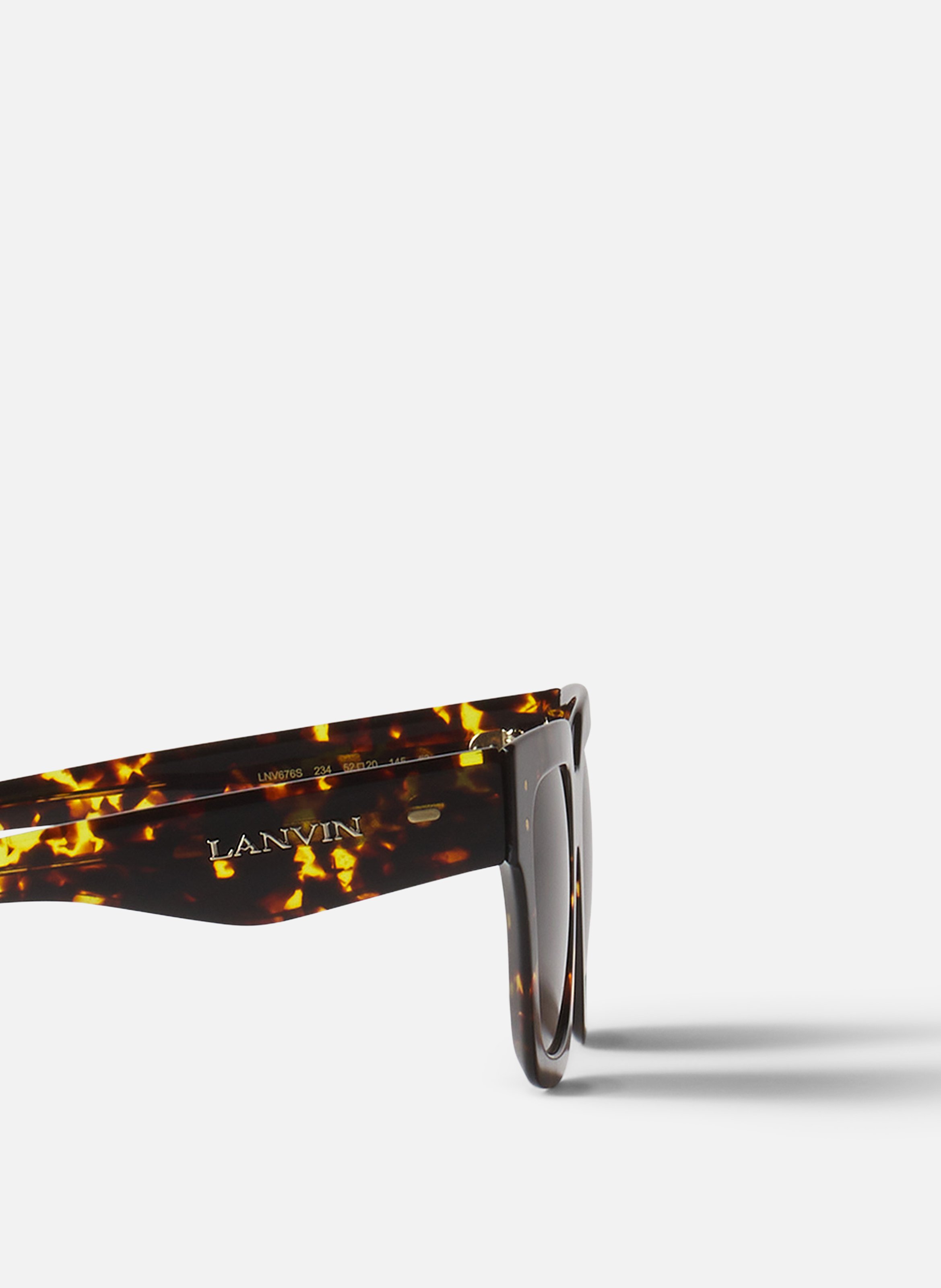 Lunettes maxi rectangle lanvin signature LANVIN Transparent