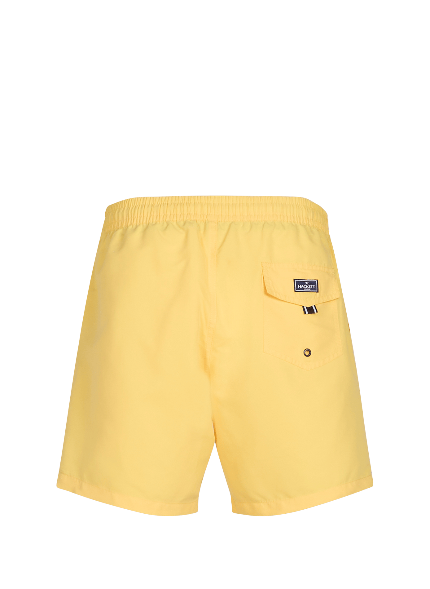 Short de bain uni HACKETT Jaune