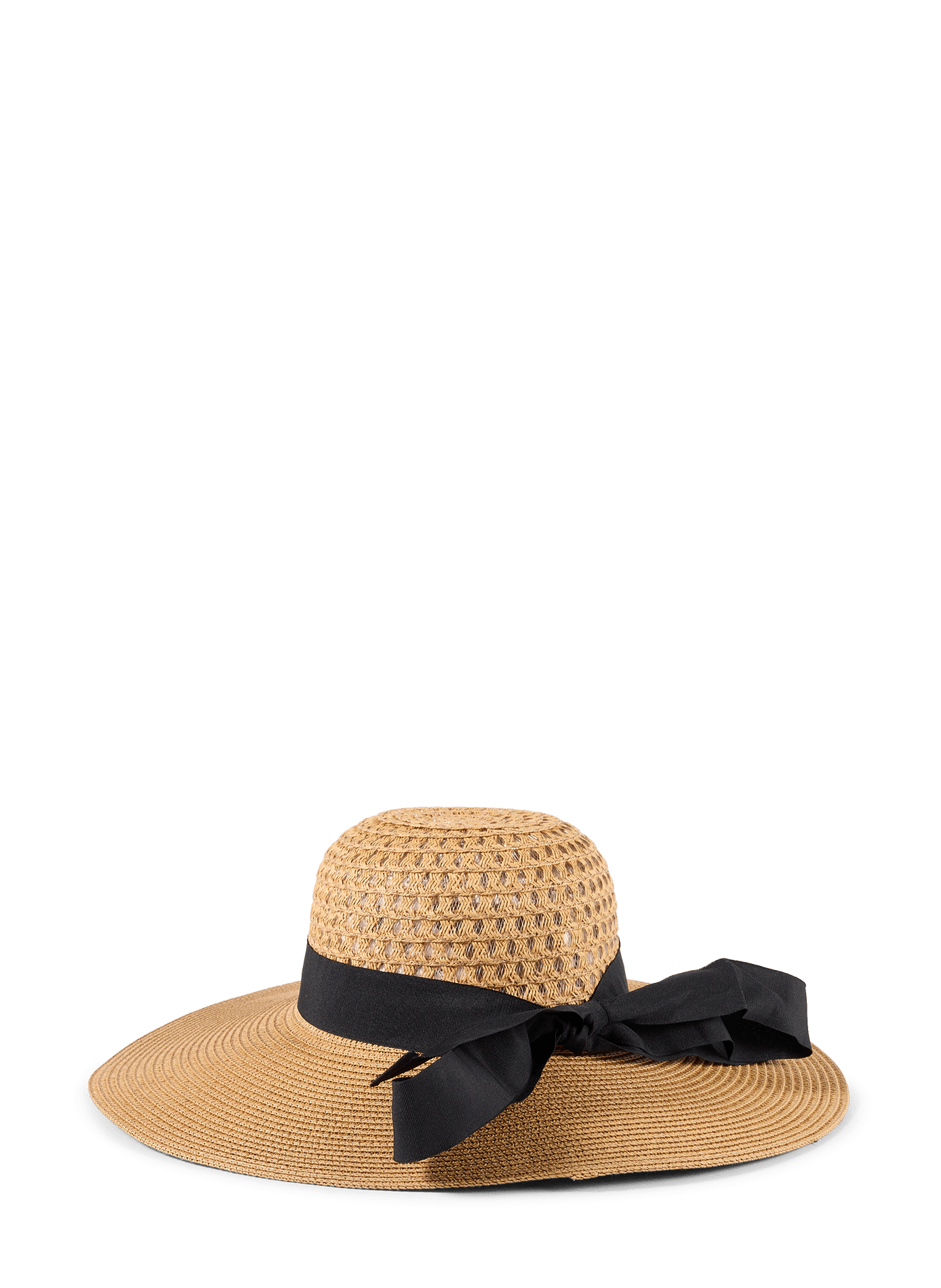 Chapeau canotier à détail noeud  AU PRINTEMPS PARIS Beige