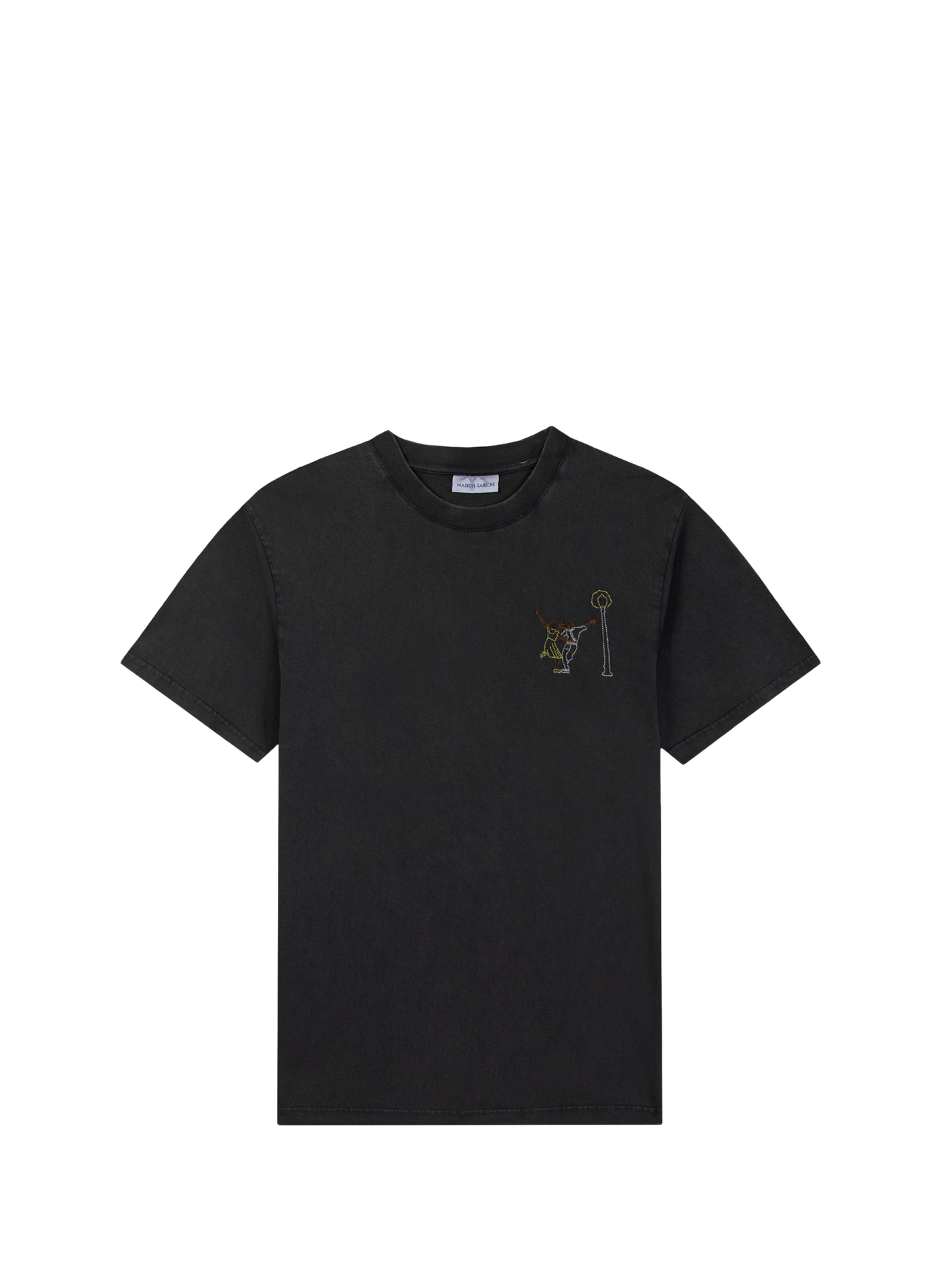 Patureau "Lalaladog" Cotton T-shirt MAISON LABICHE Black
