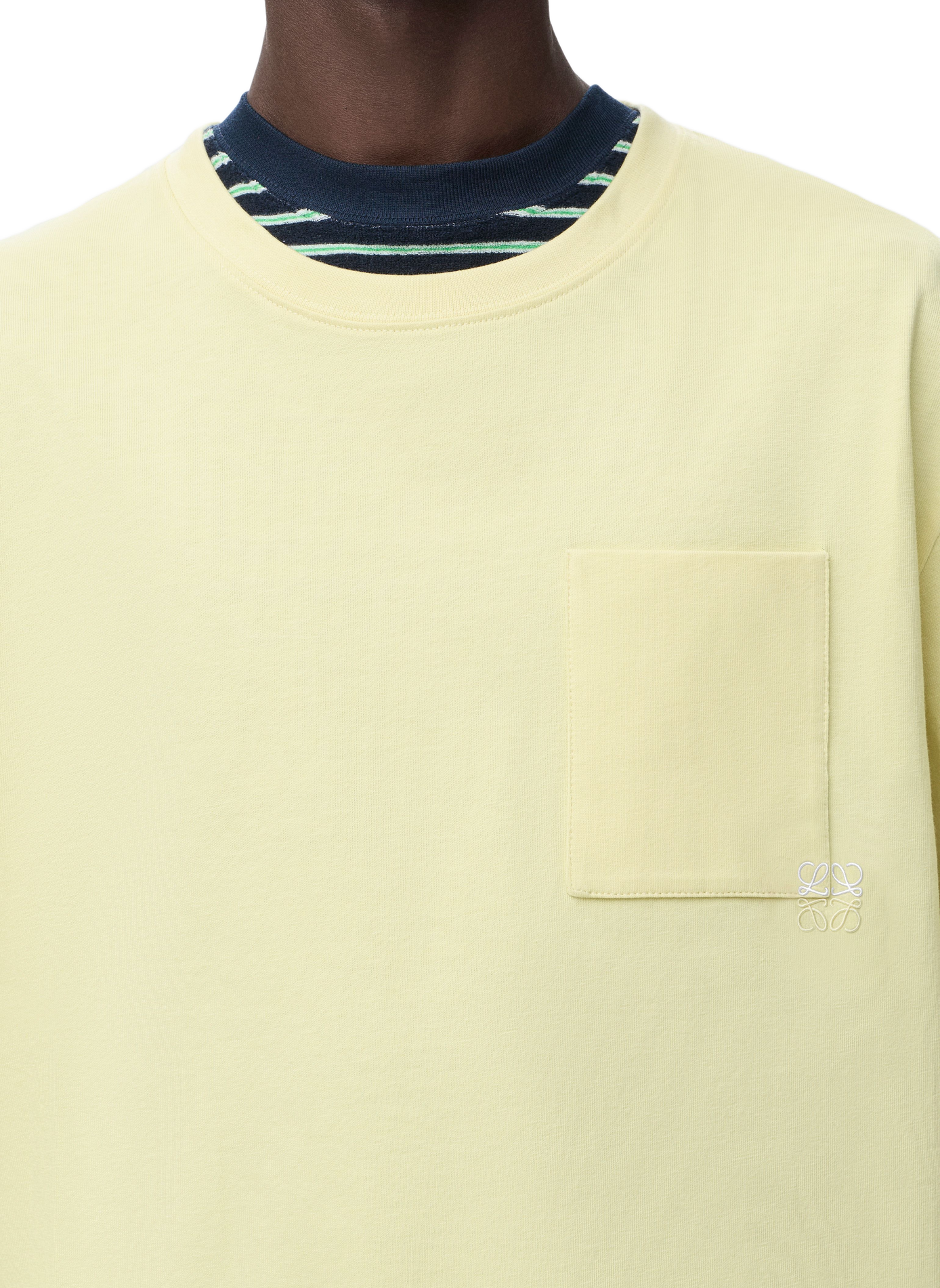 T-shirt décontracté en coton LOEWE Jaune