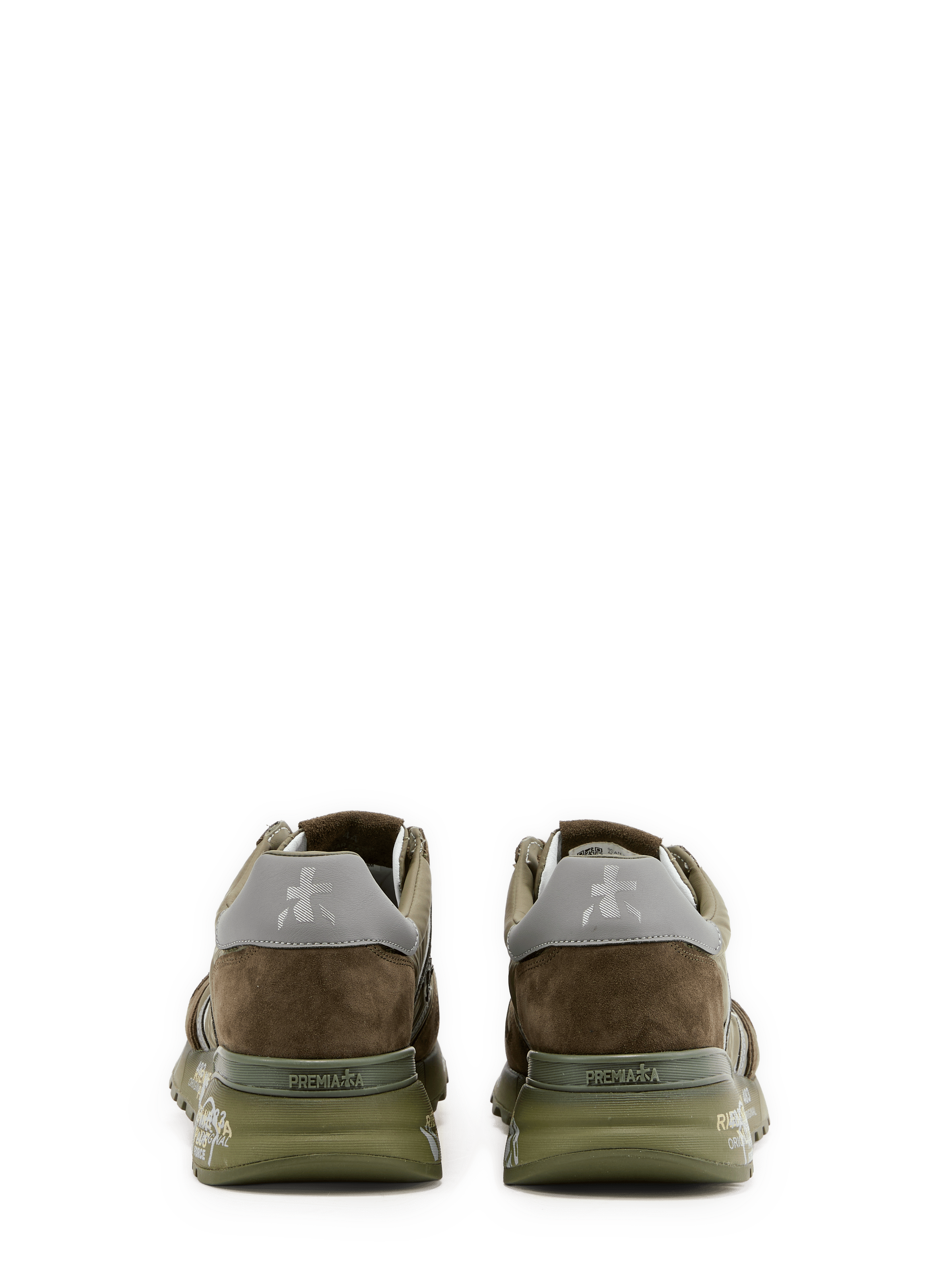 Zapatillas bajas LANDER de dos materiales con cordones PREMIATA Multicolor