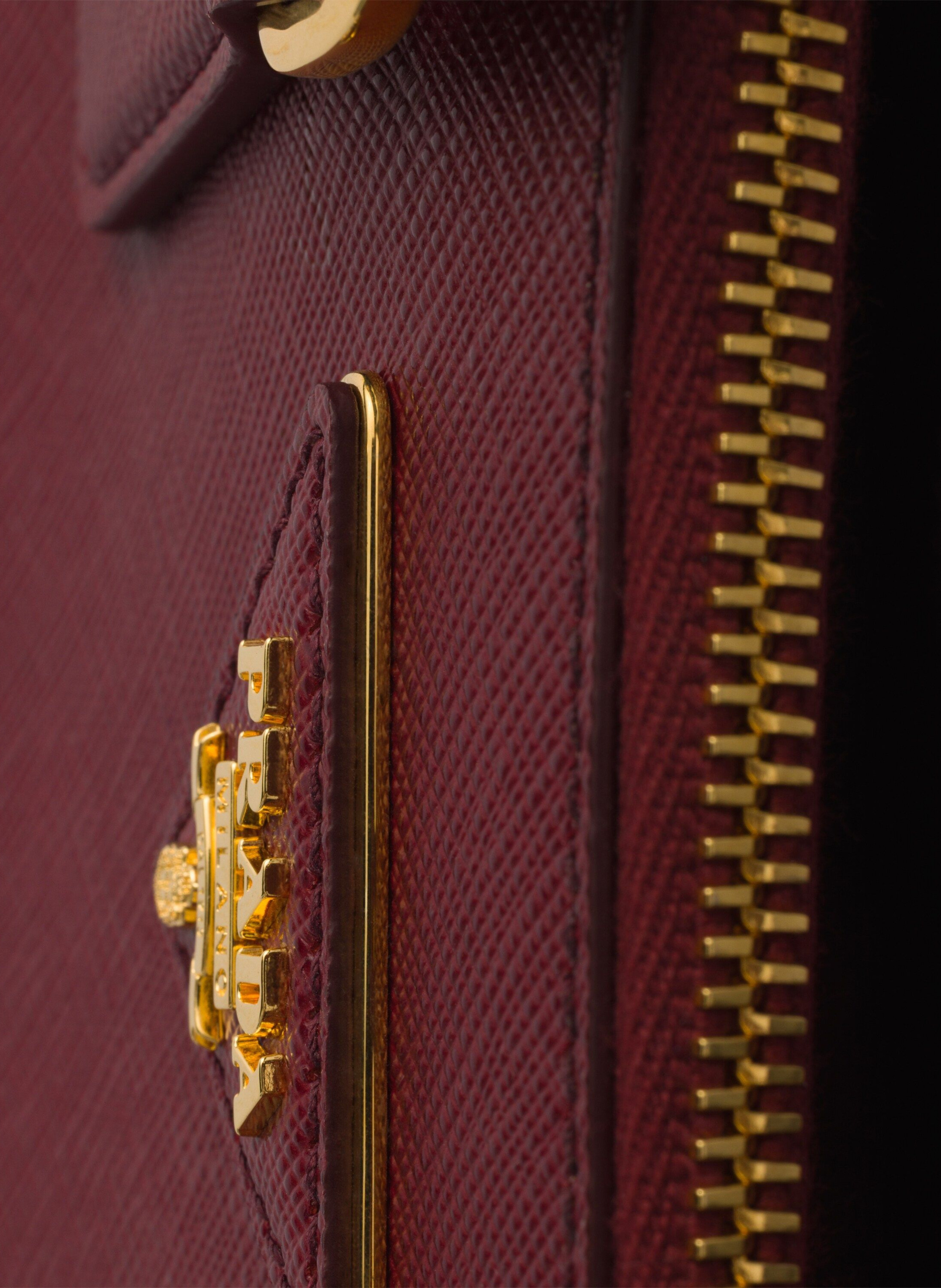 Mini sac en cuir saffiano prada galleria PRADA Rouge