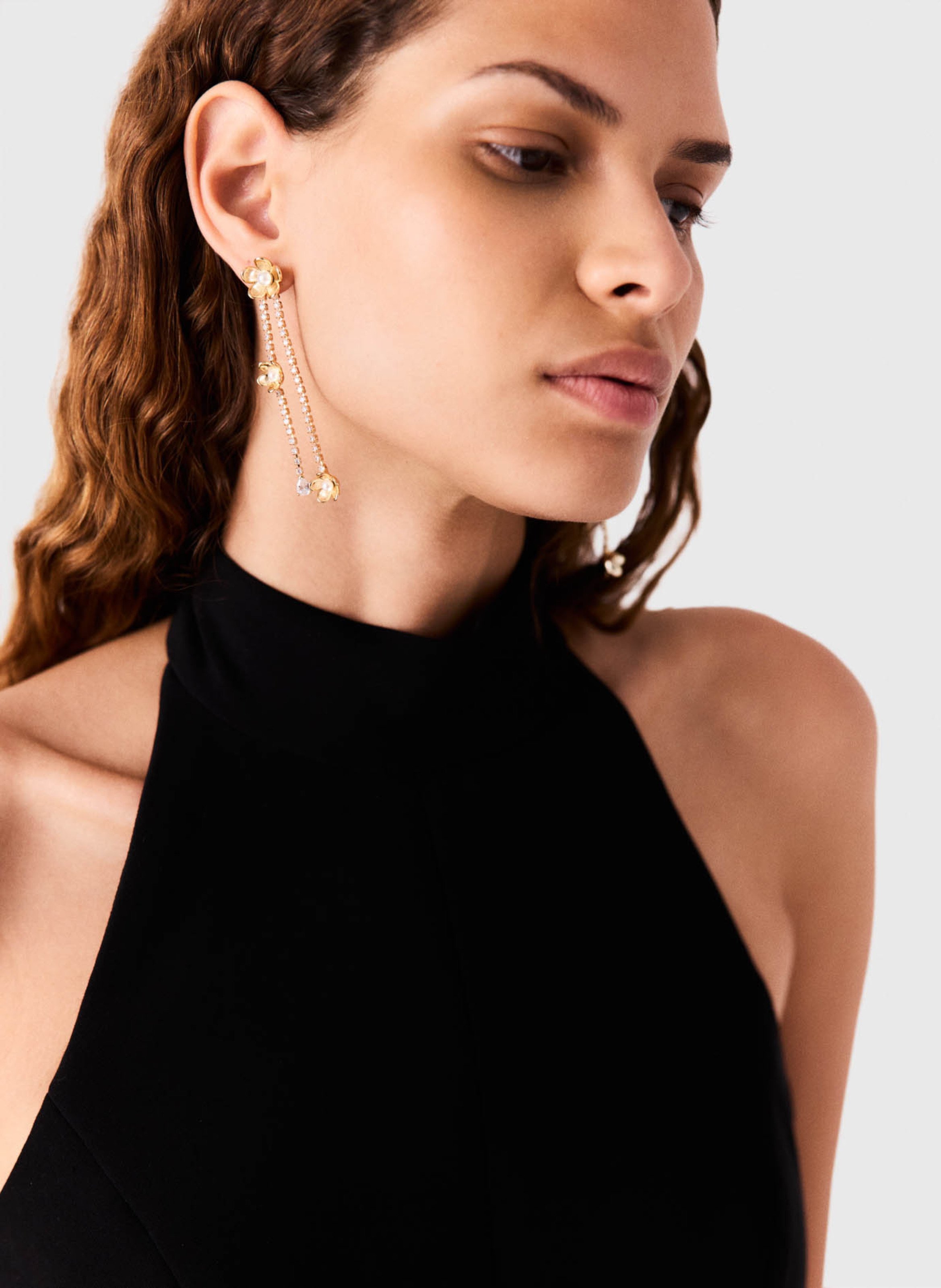 Boucles d'oreilles en laiton MAJE Doré