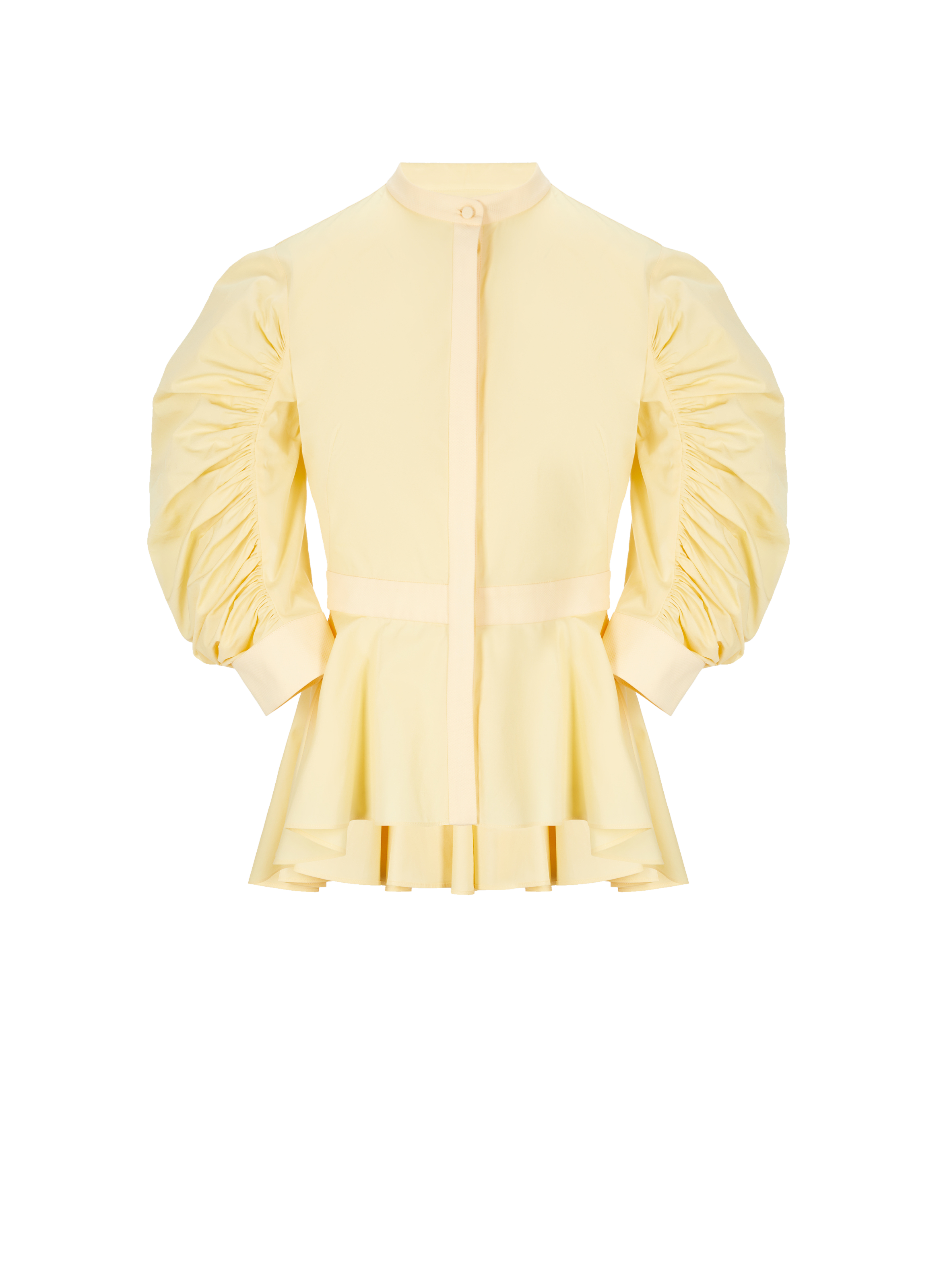 Chemise en coton à péplum