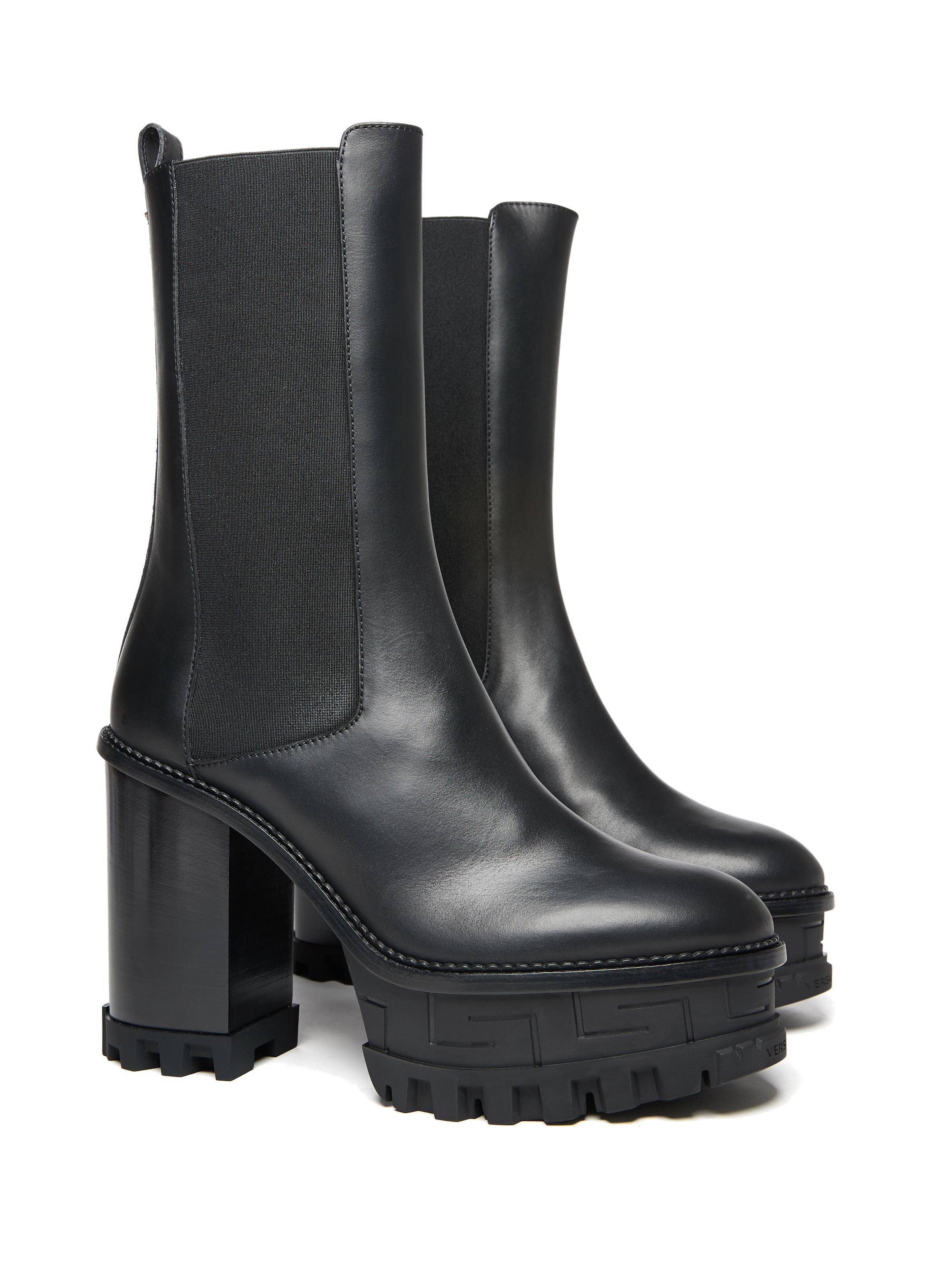 Bottes Greca Labyrinth en cuir